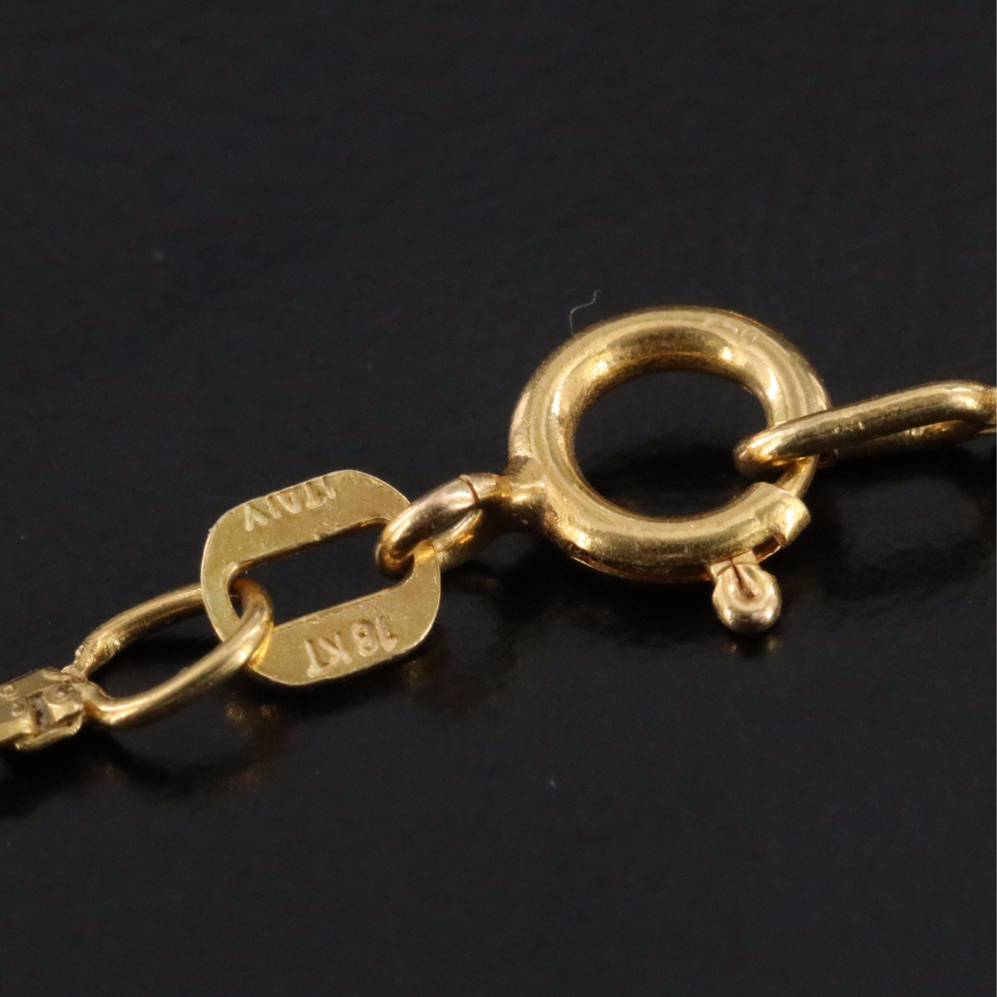 Italian 18K Fancy Chain Necklace