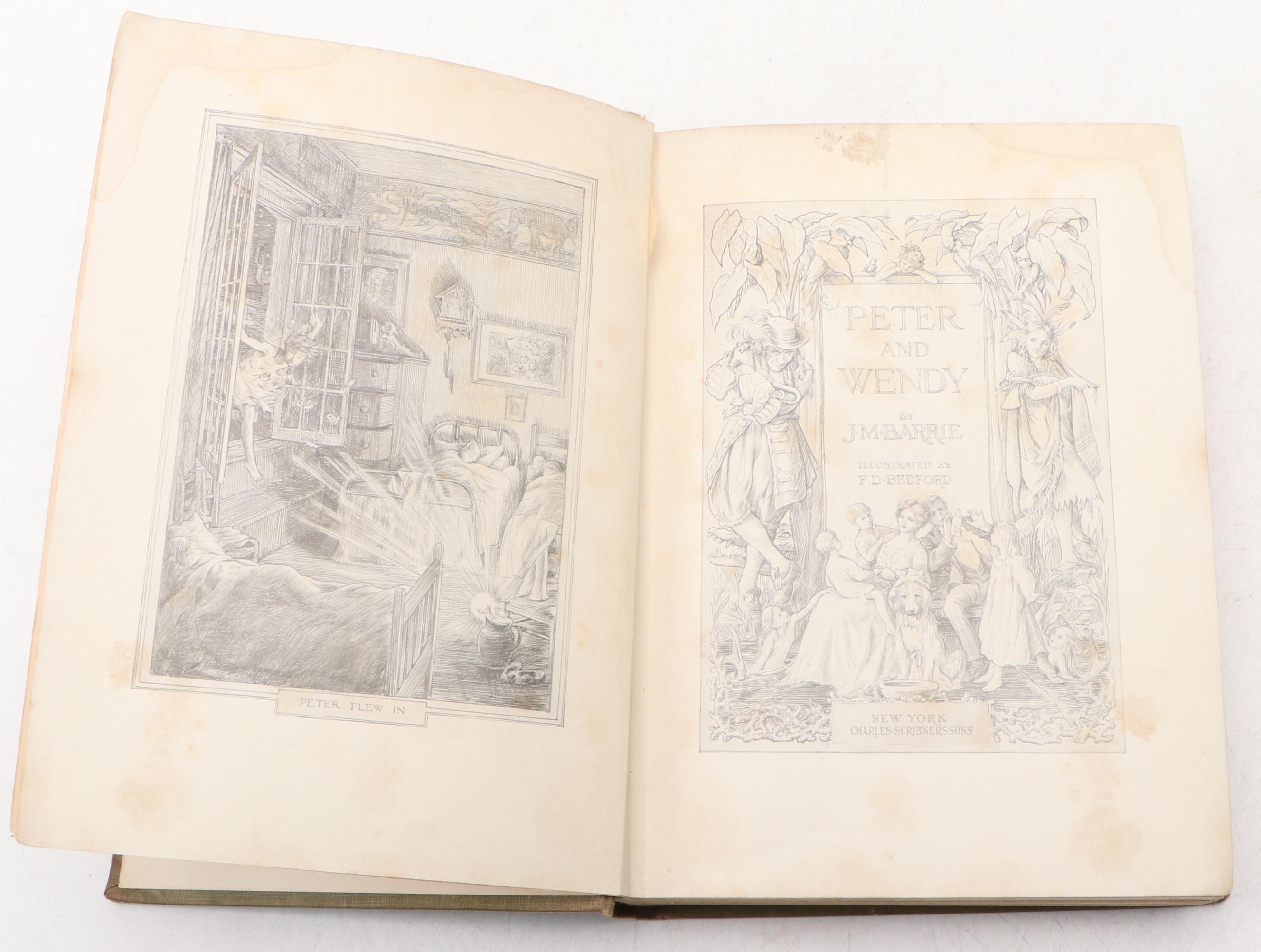 First American Edition "Peter and Wendy" by J. M. Barrie, 1911
