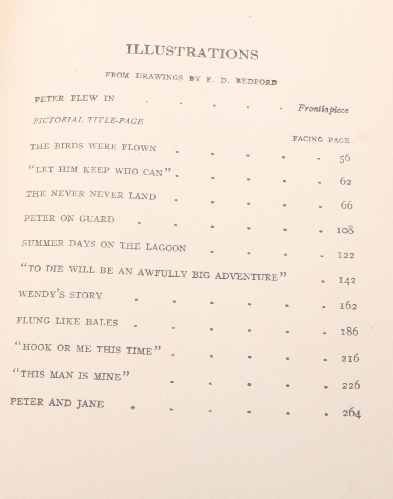First American Edition "Peter and Wendy" by J. M. Barrie, 1911