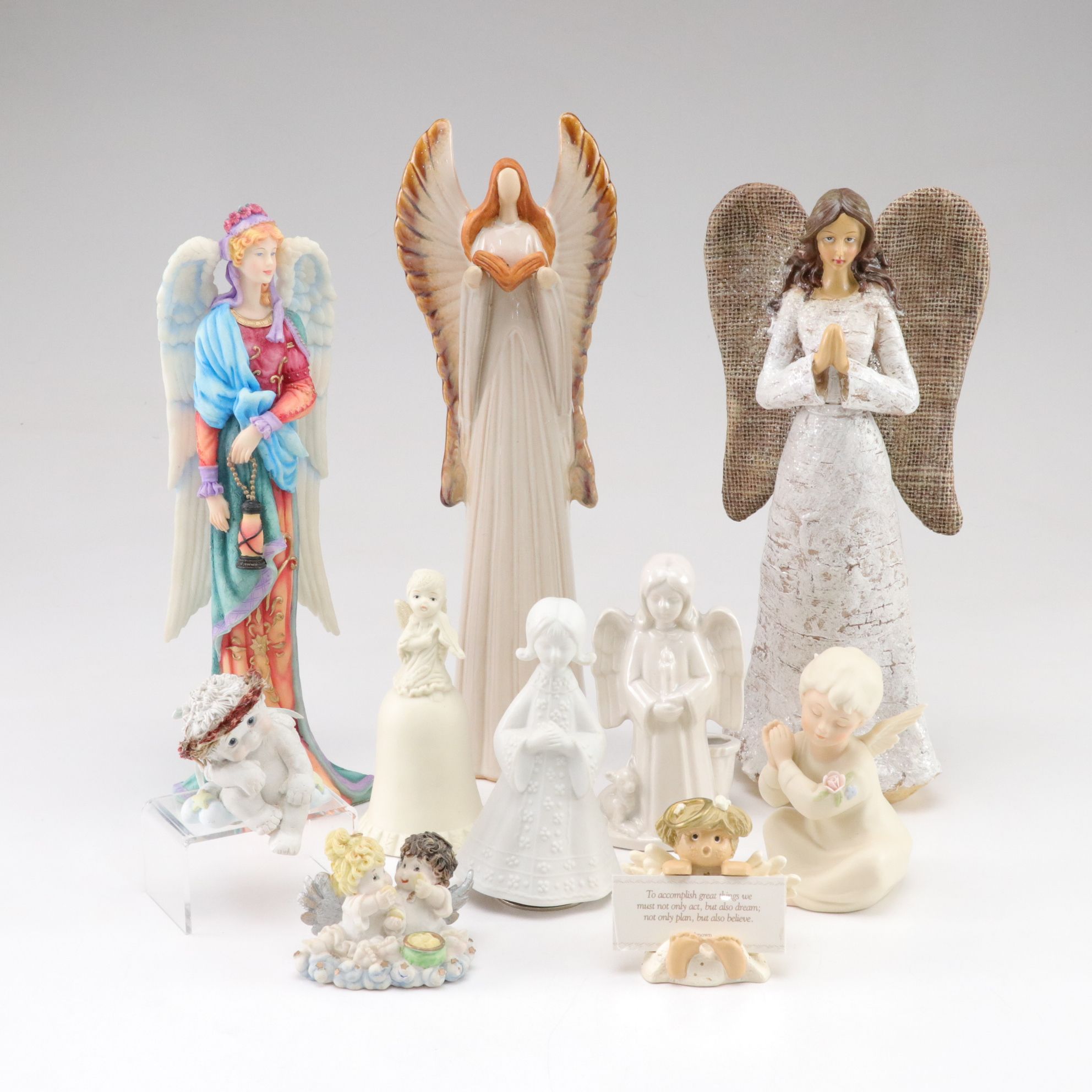 Lenox "The Angel of Light" with Other Angel Figurines