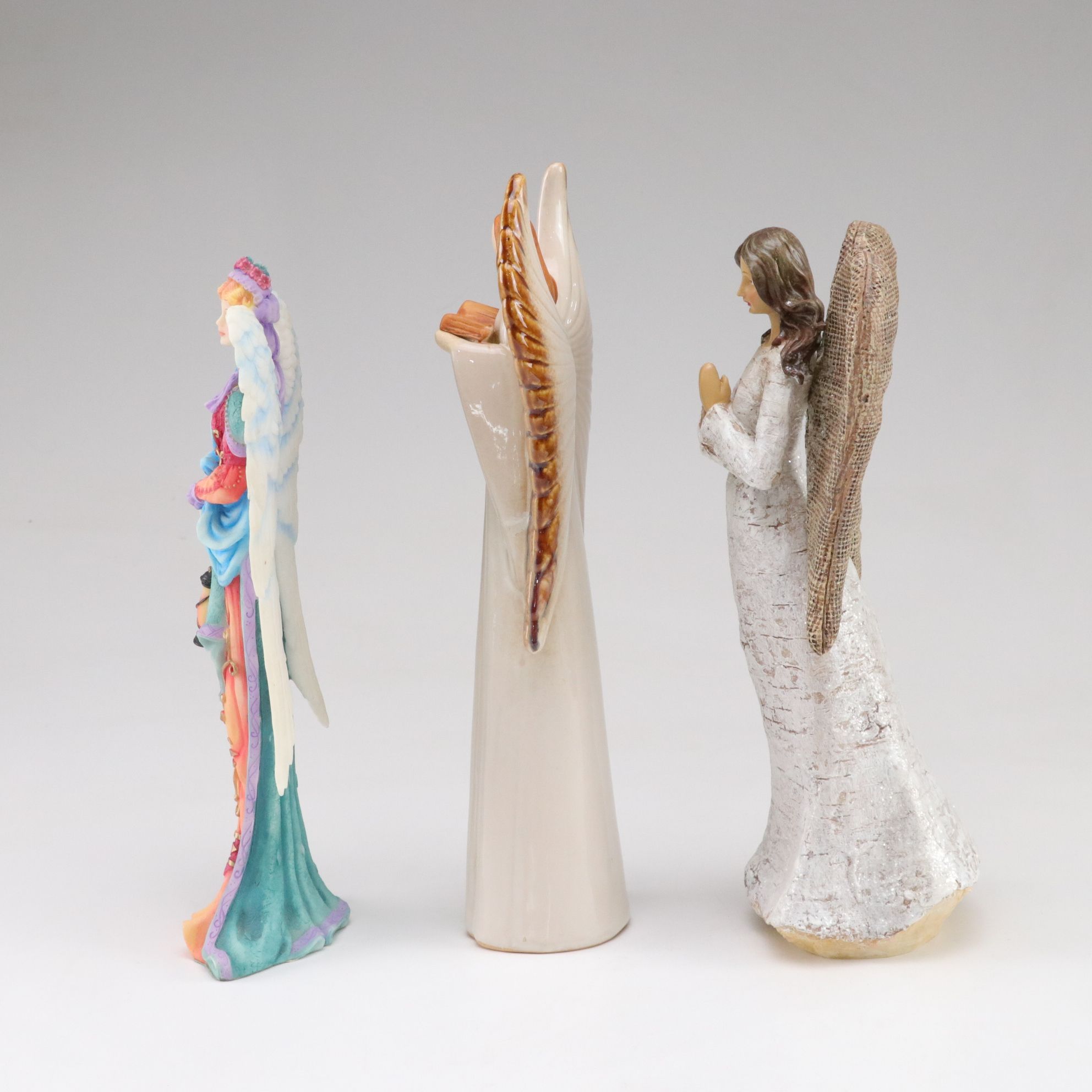 Lenox "The Angel of Light" with Other Angel Figurines