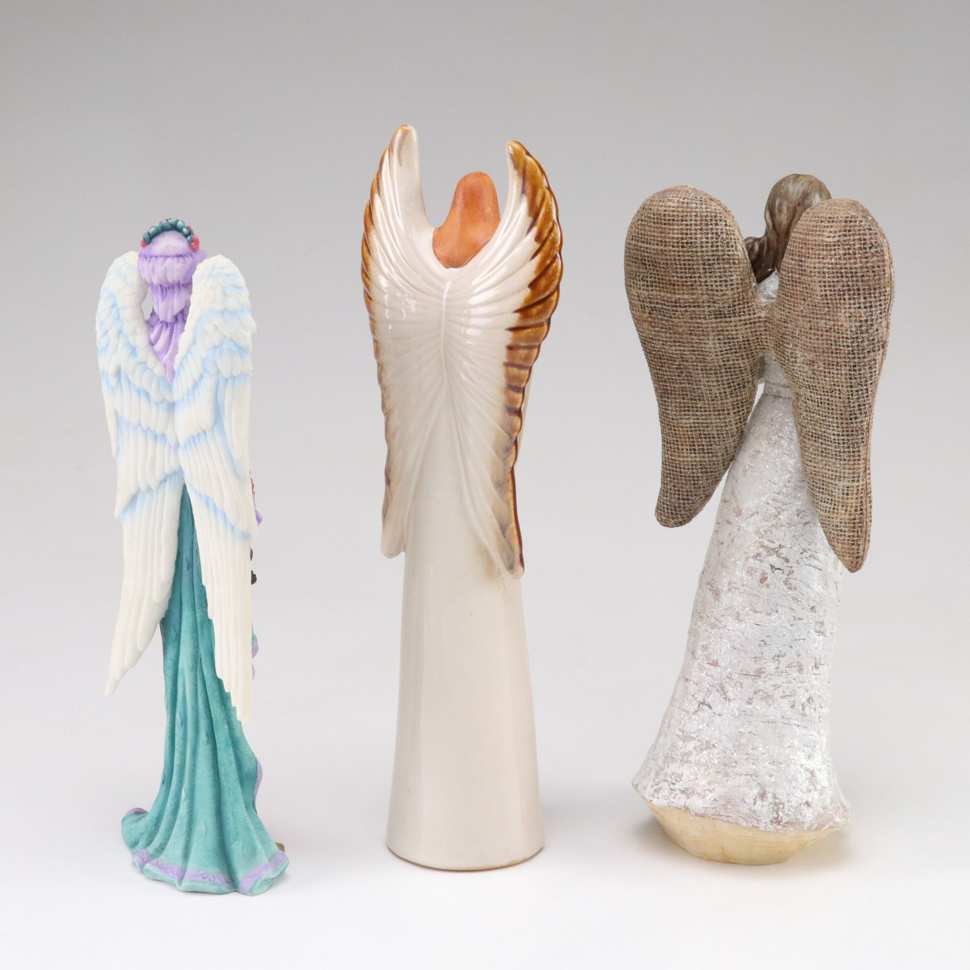 Lenox "The Angel of Light" with Other Angel Figurines