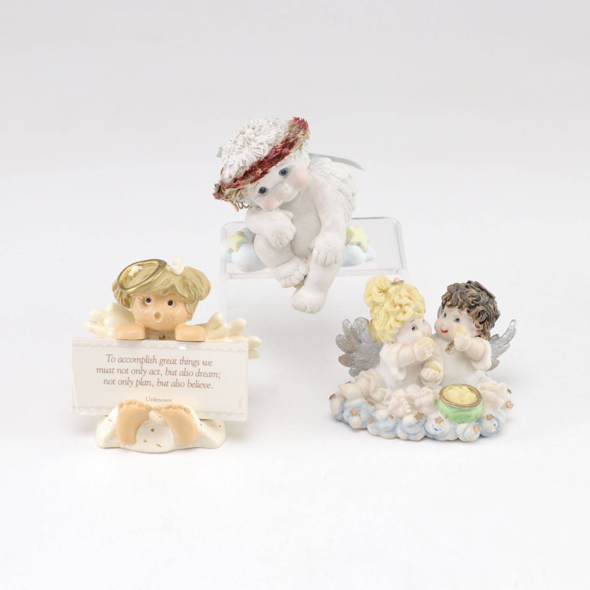 Lenox "The Angel of Light" with Other Angel Figurines