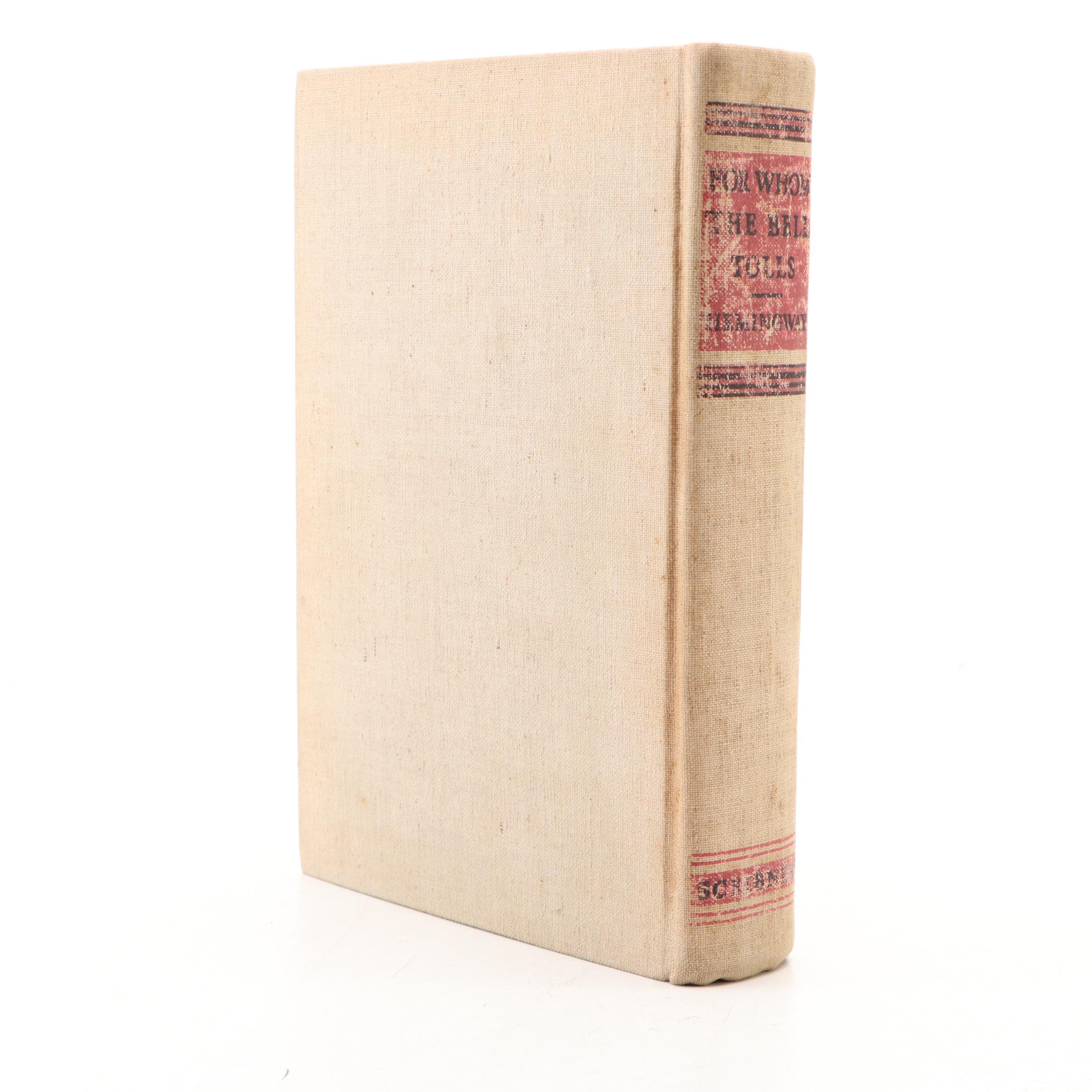Early Printing "For Whom the Bell Tolls" by Ernest Hemingway, 1940