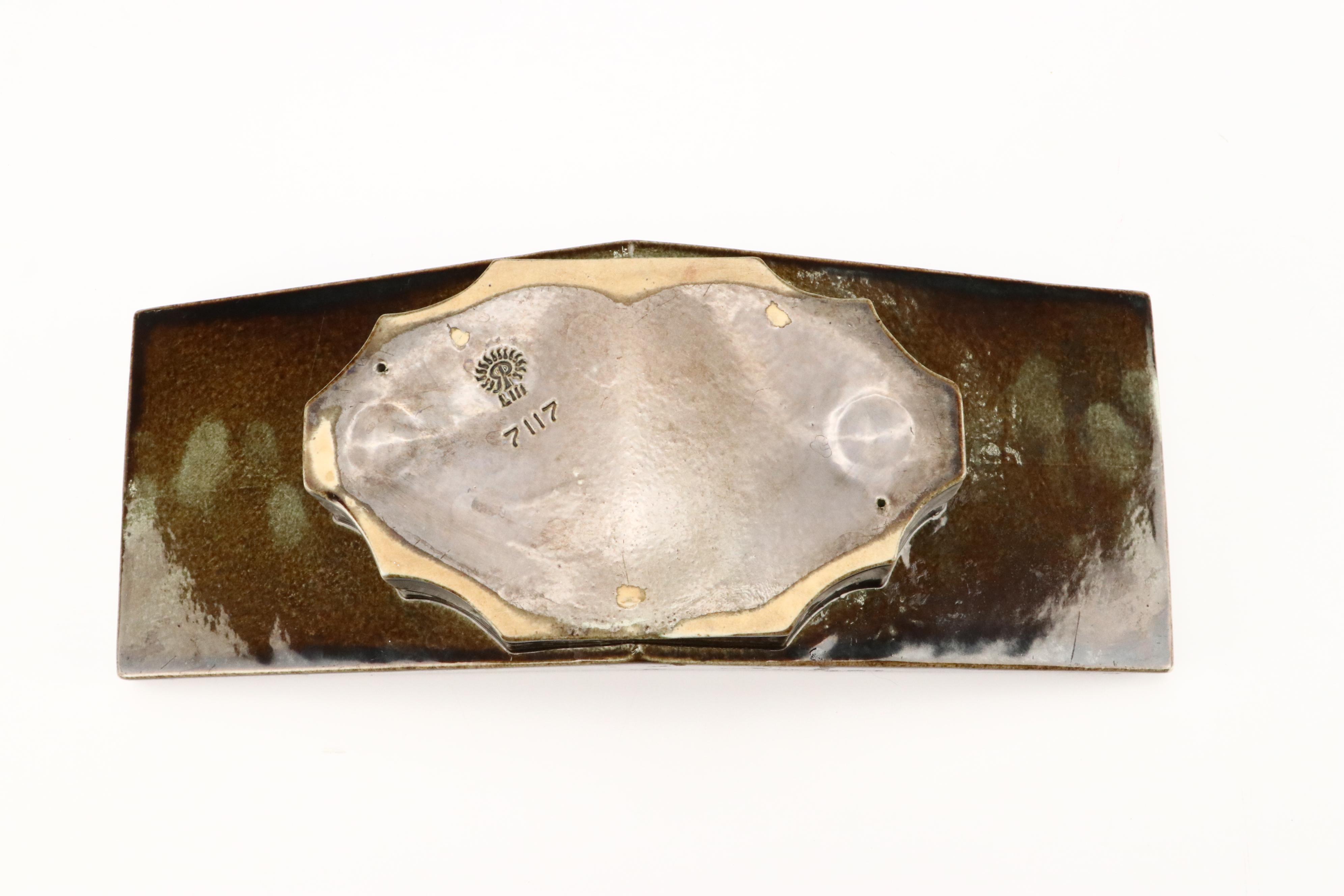 Rookwood Mid Century Modern Rectangular Ceramic Planter, 1953