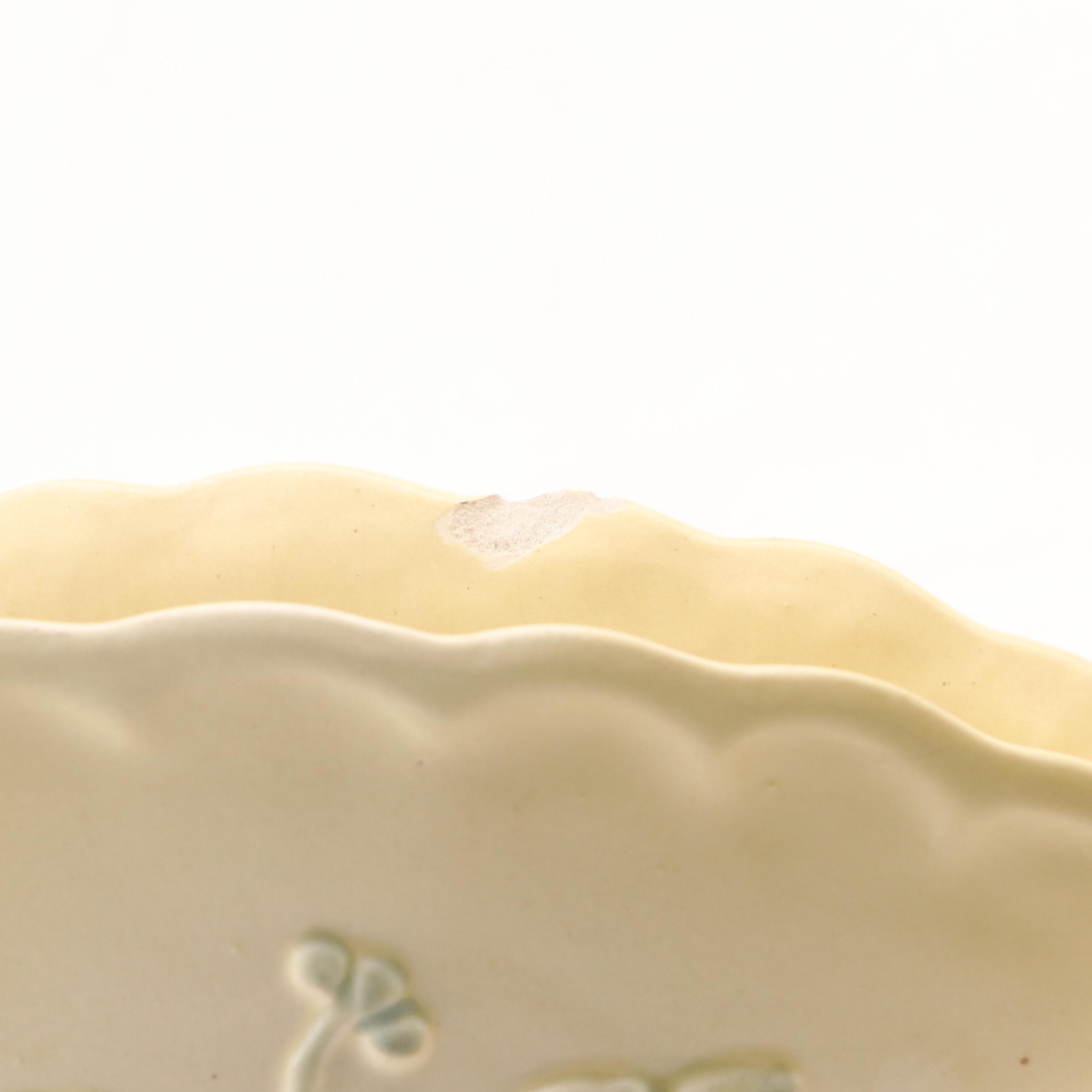 Hull Pottery "Wildflower" Fan and Cornucopia Vases