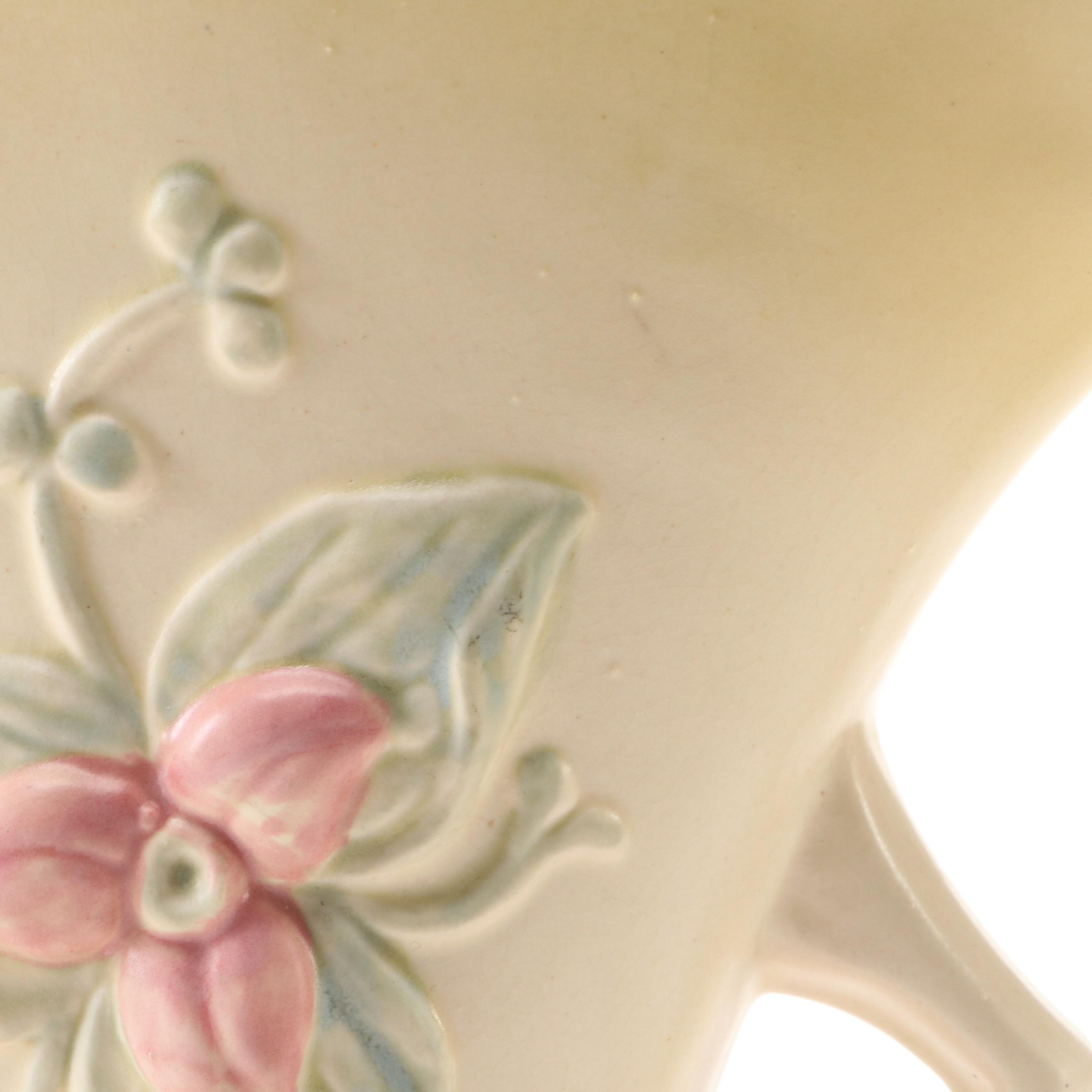 Hull Pottery "Wildflower" Fan and Cornucopia Vases