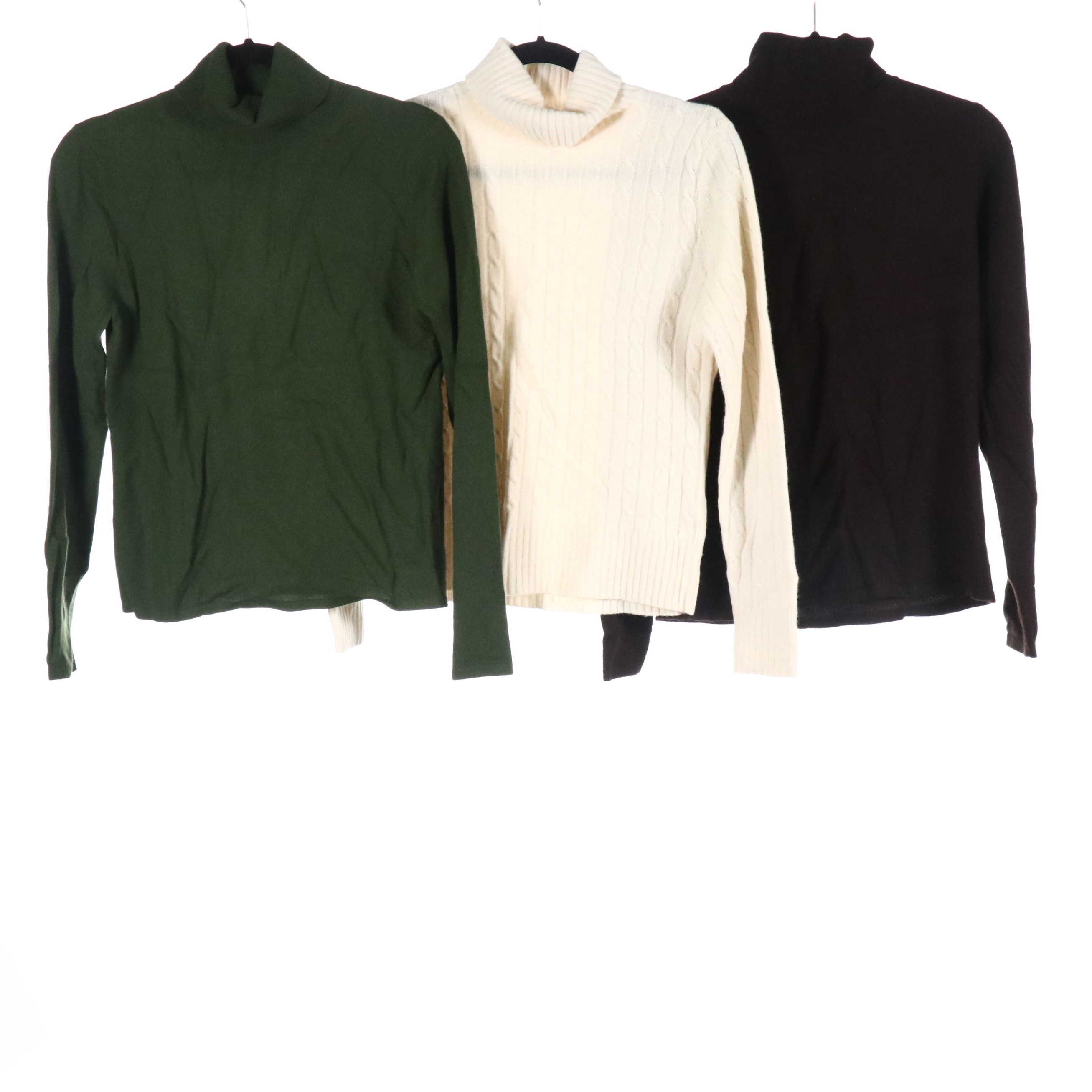 Cashmere and Silk Blend Turtleneck Sweaters from Doncaster, Magaschoni & More