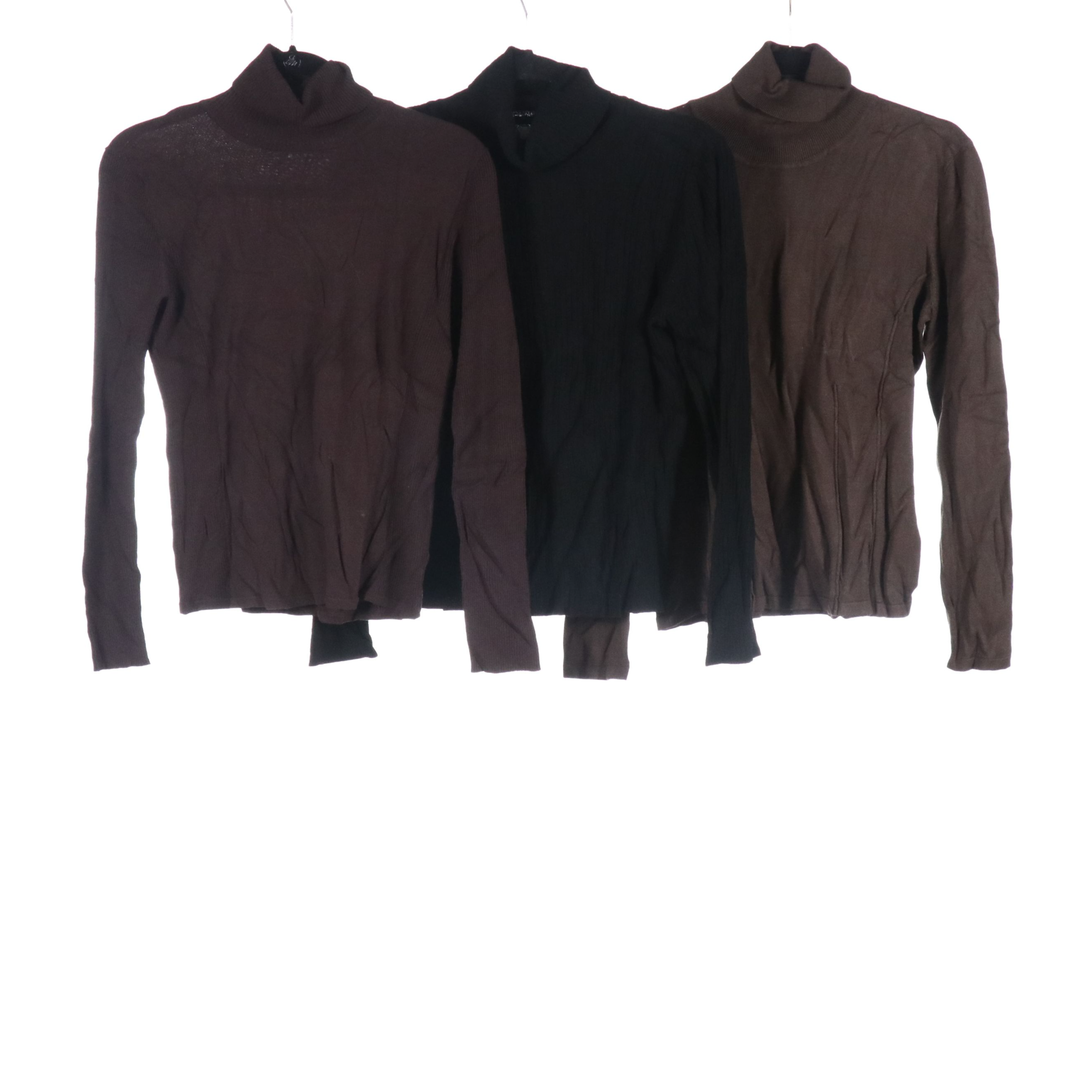 Cashmere and Silk Blend Turtleneck Sweaters from Doncaster, Magaschoni & More