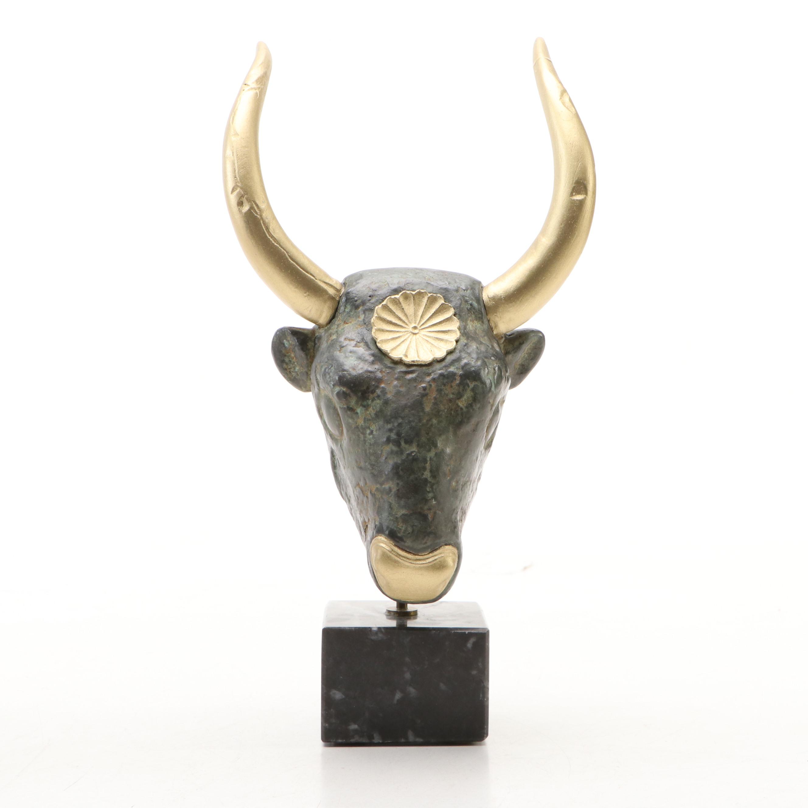 Eleganza Ltd. Spinx and Minoan Bull Bookends