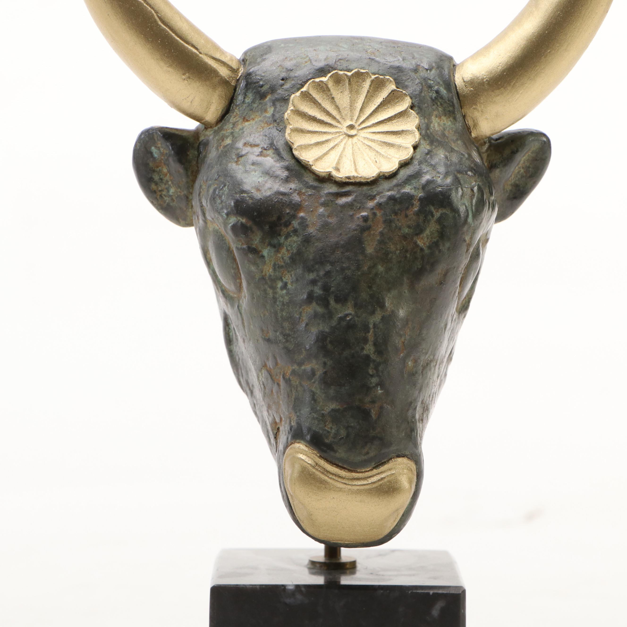 Eleganza Ltd. Spinx and Minoan Bull Bookends