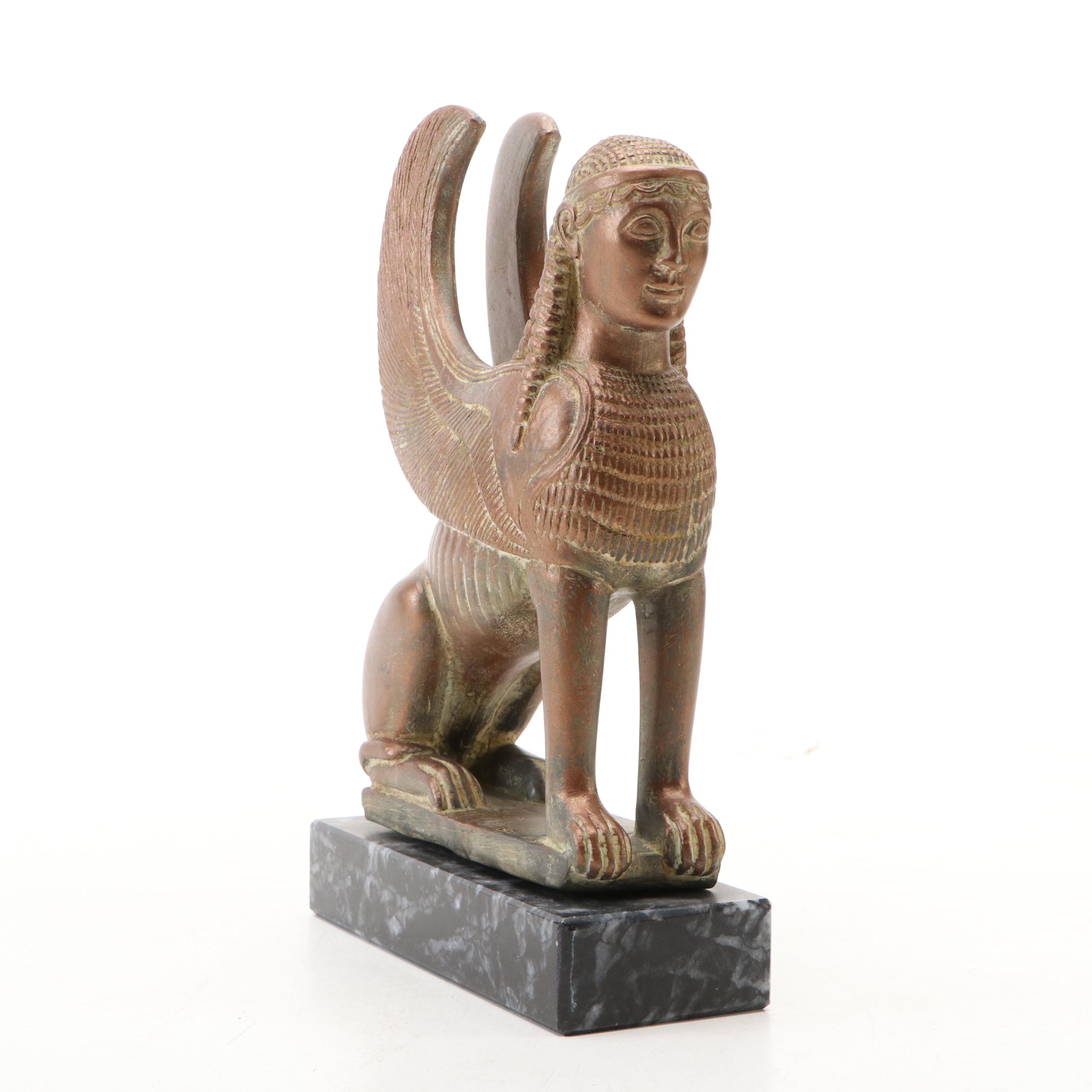 Eleganza Ltd. Spinx and Minoan Bull Bookends