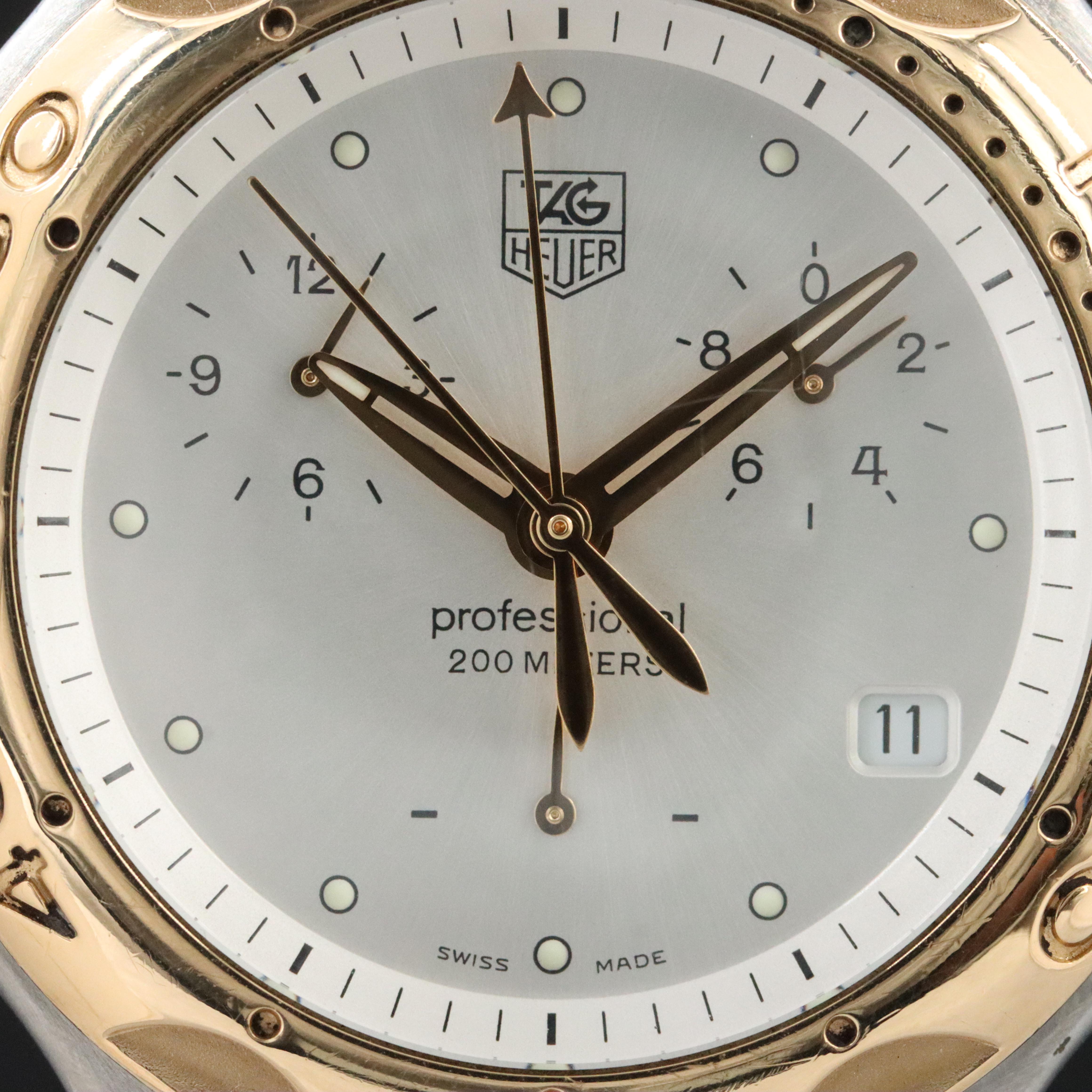 TAG Heuer Kirium 18K & Steel Chronograph Watch