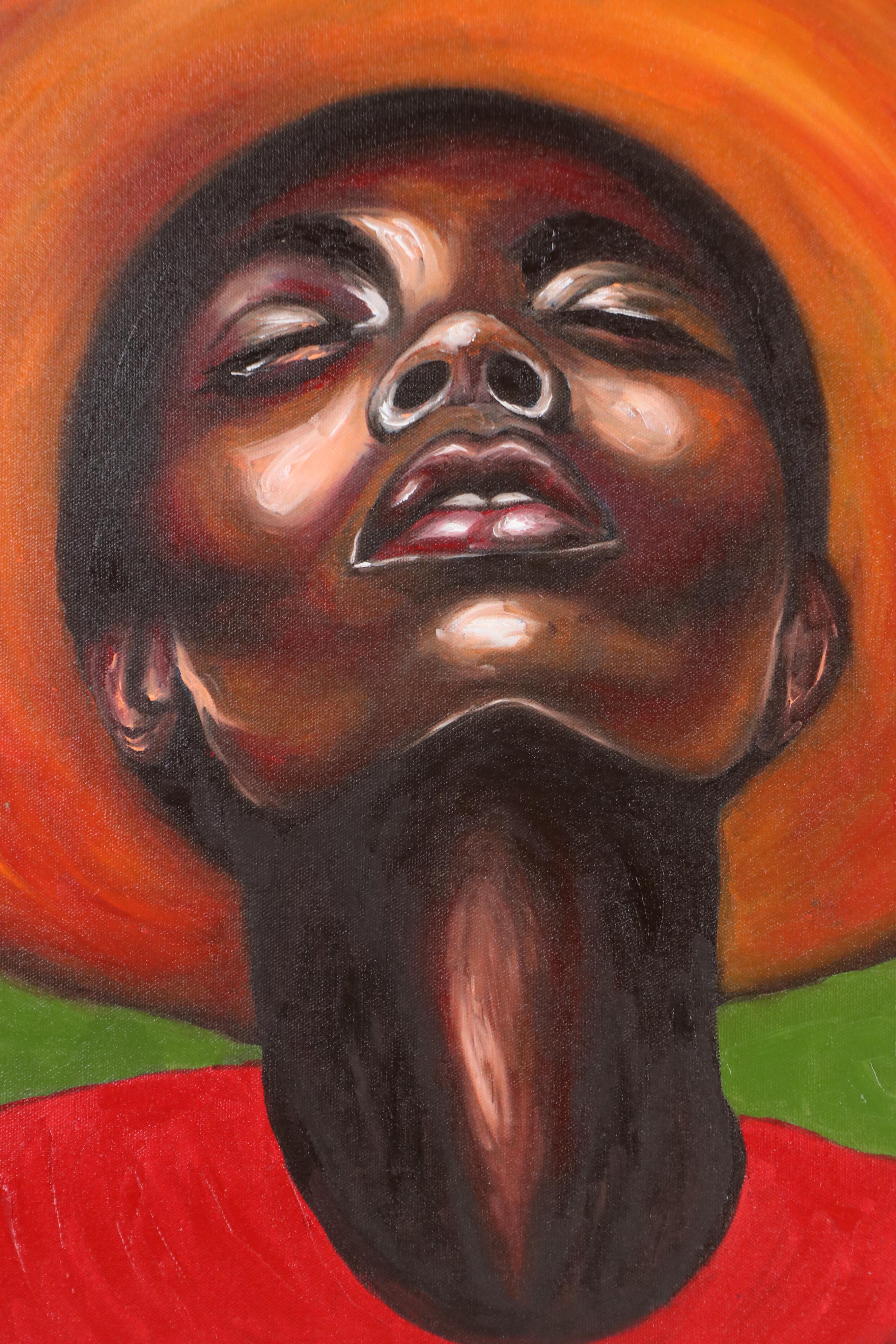 Oluwakemi Omowaire Untitled Oil Portrait, 21st Century