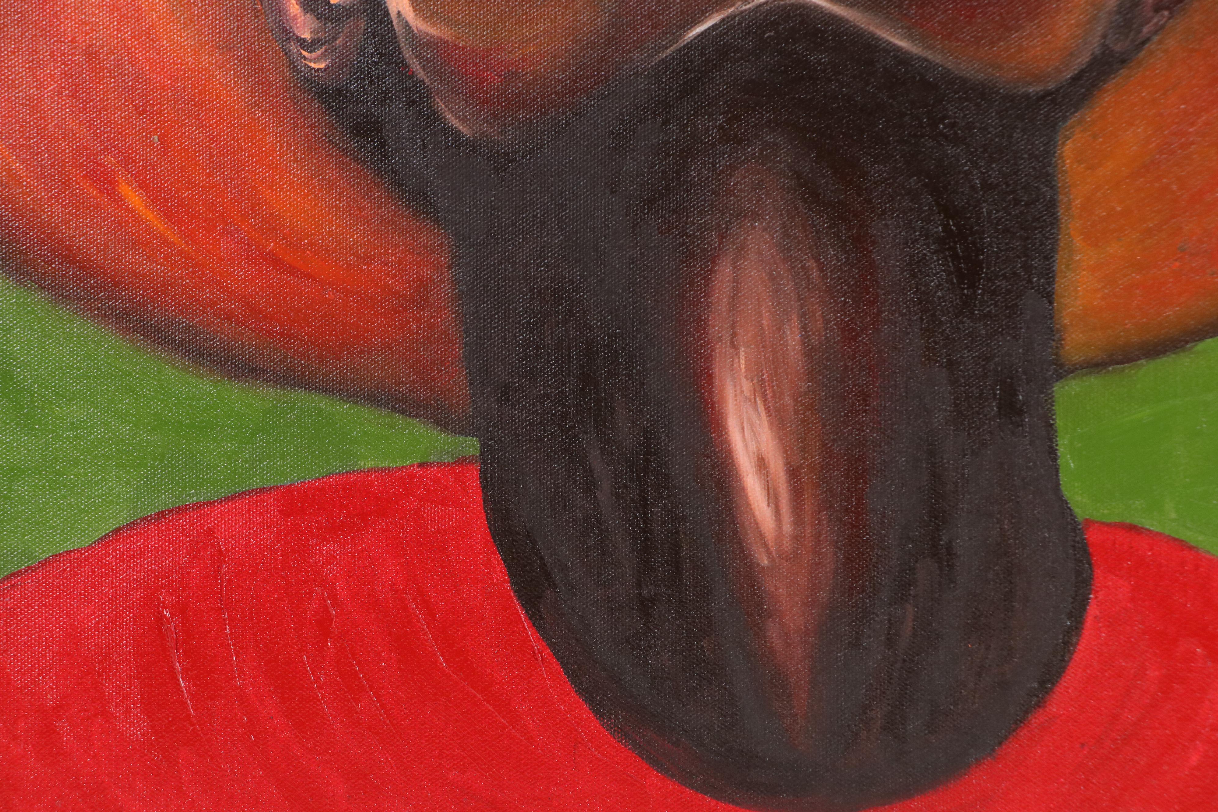 Oluwakemi Omowaire Untitled Oil Portrait, 21st Century