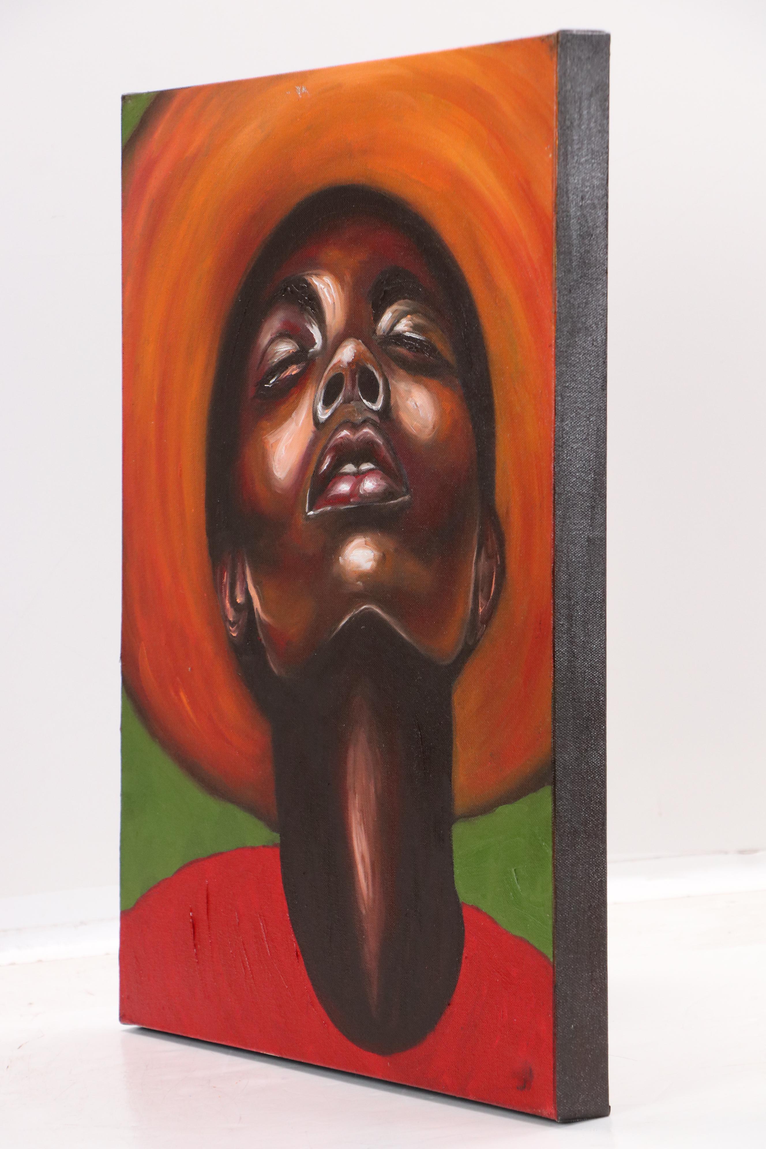 Oluwakemi Omowaire Untitled Oil Portrait, 21st Century