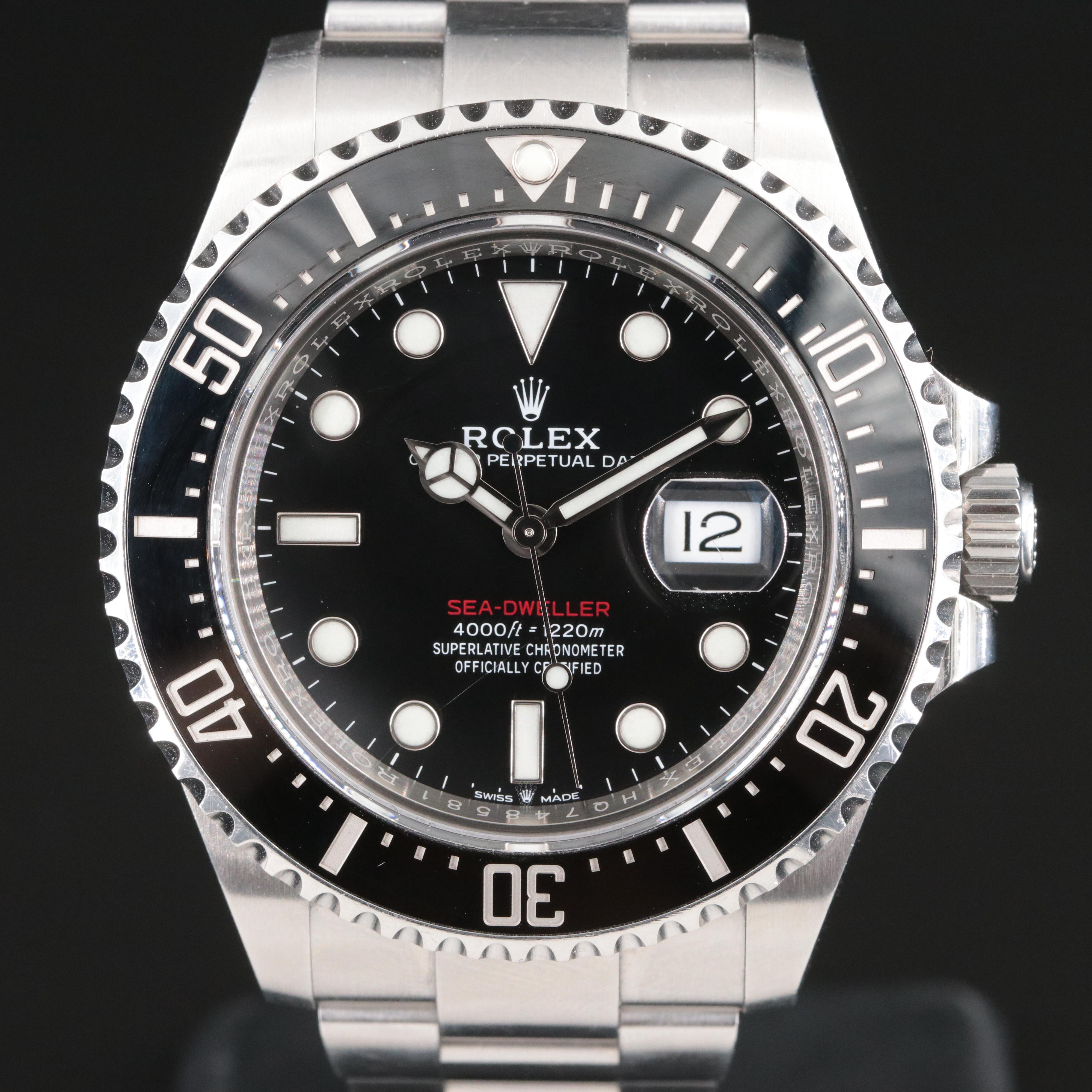 Rolex Sea-Dweller Red Letter Model 126600 Watch
