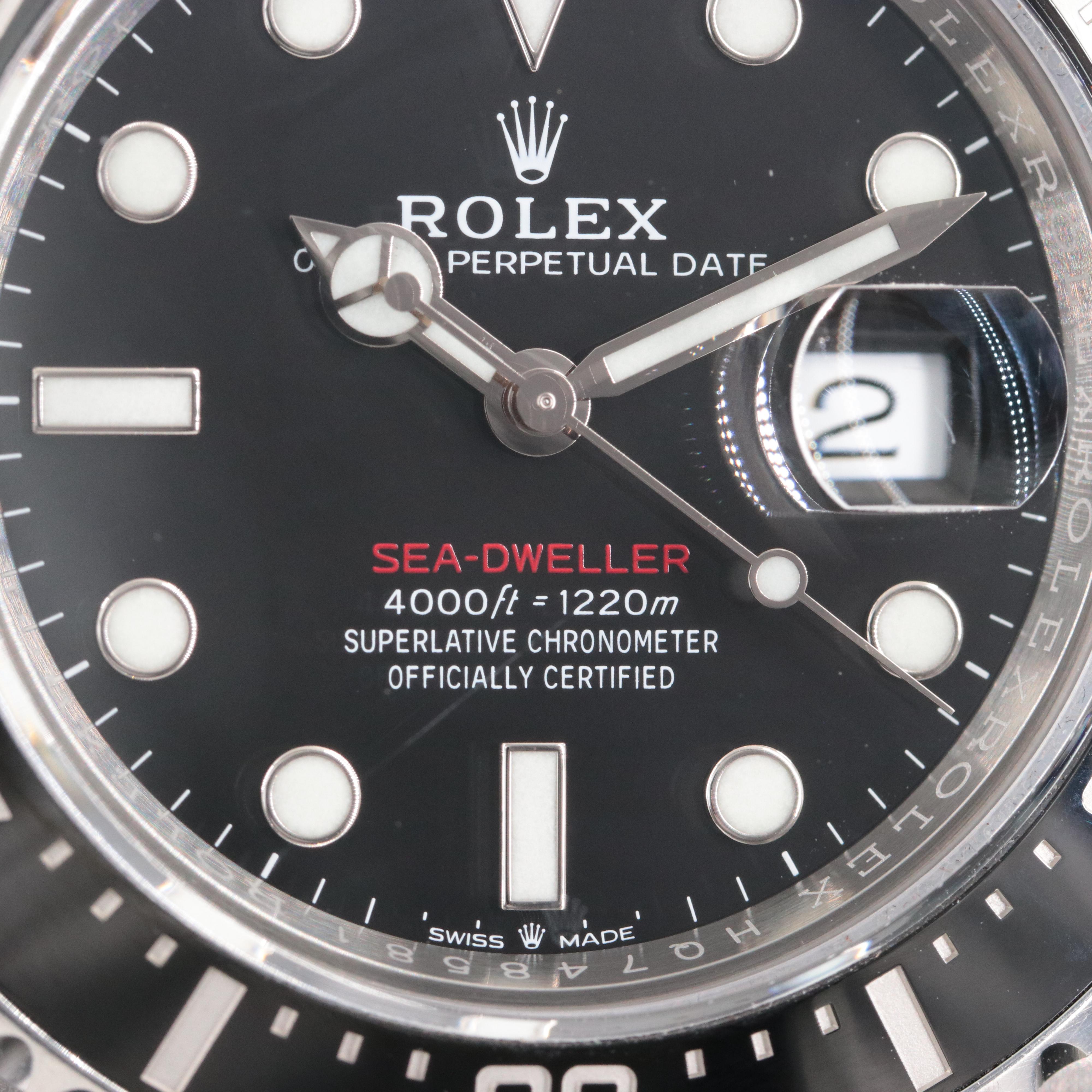 Rolex Sea-Dweller Red Letter Model 126600 Watch