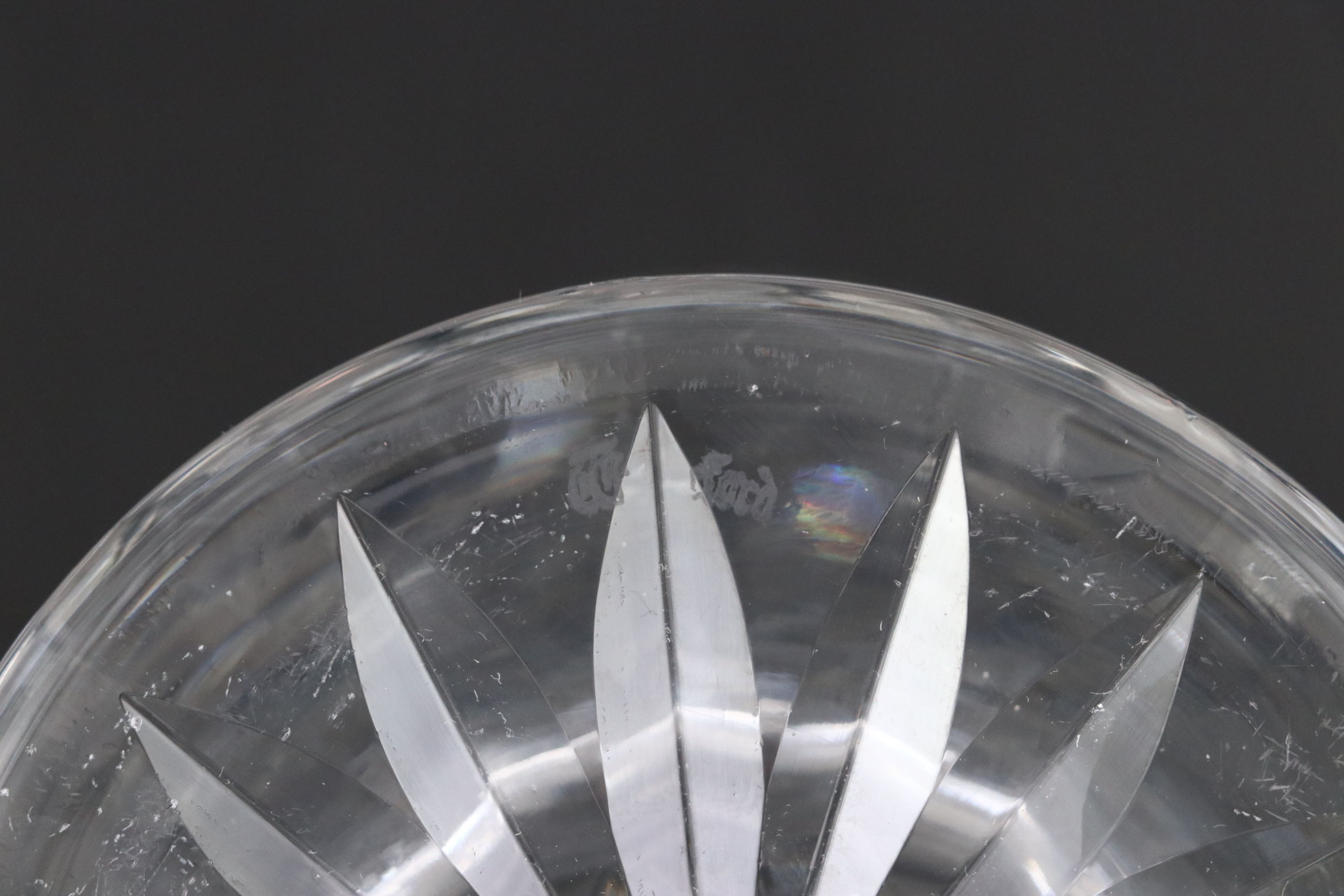 Waterford Cut Crystal Trumpet Vase