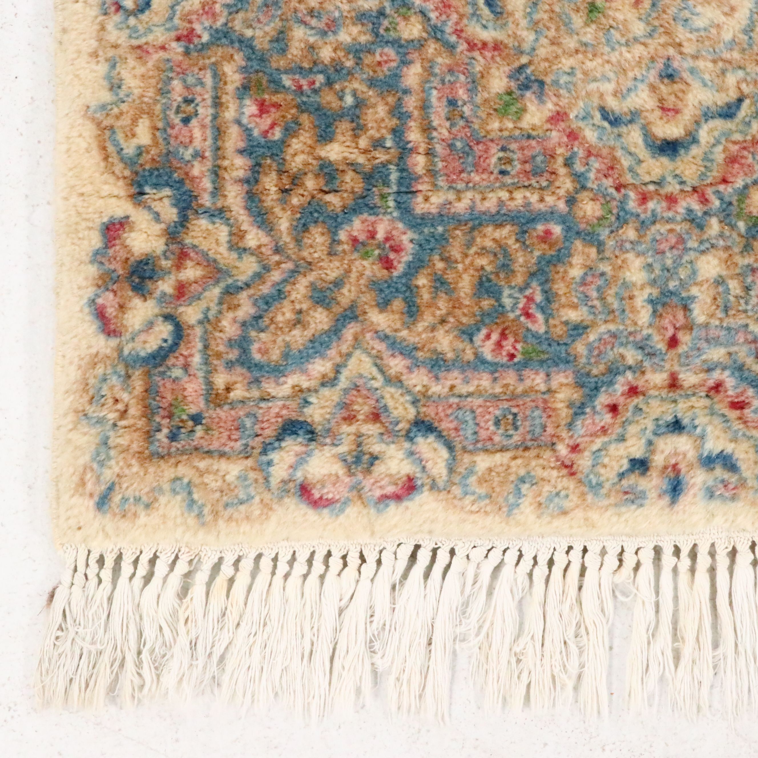 5'11 x 9'4 Hand-Knotted Persian Kerman Area Rug