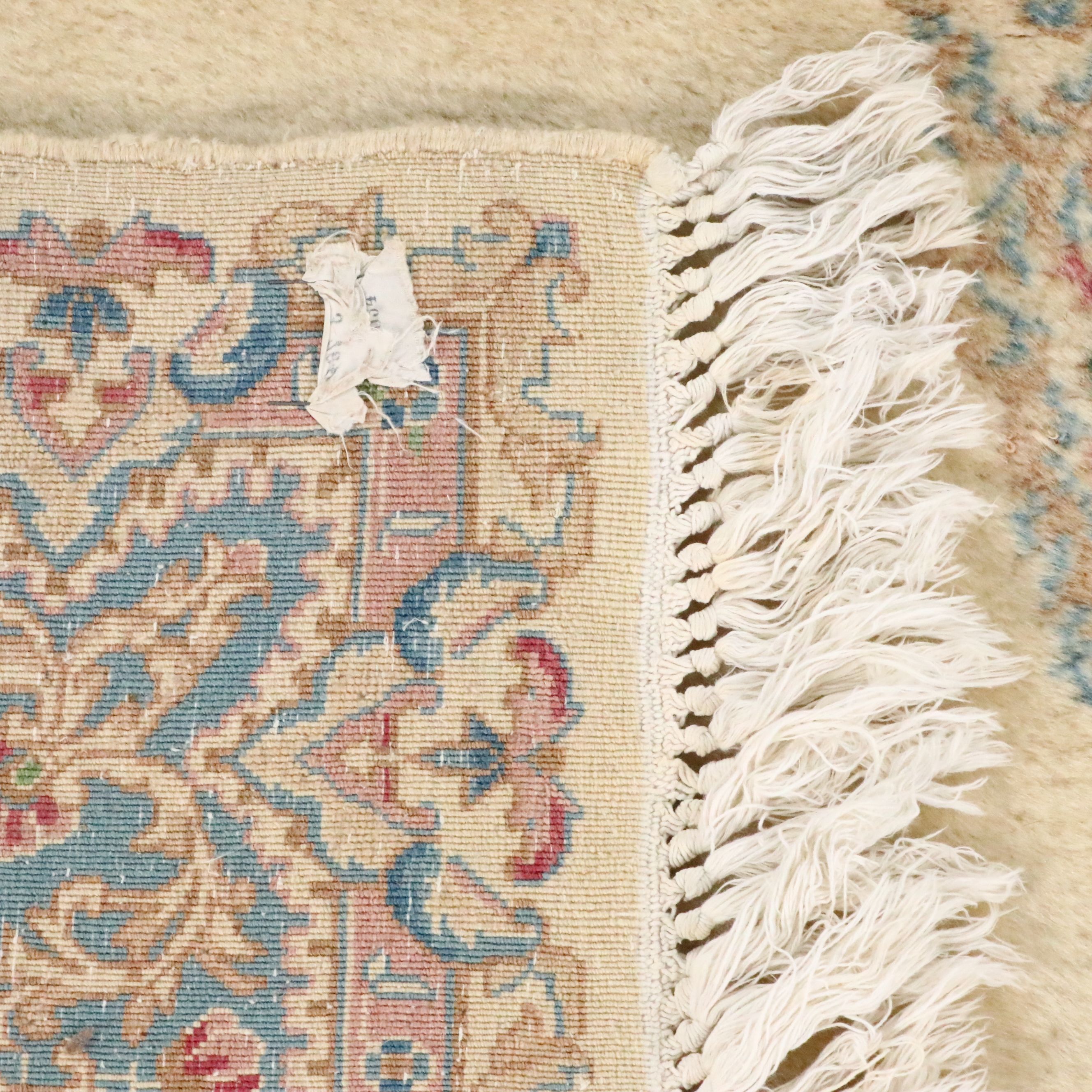 5'11 x 9'4 Hand-Knotted Persian Kerman Area Rug