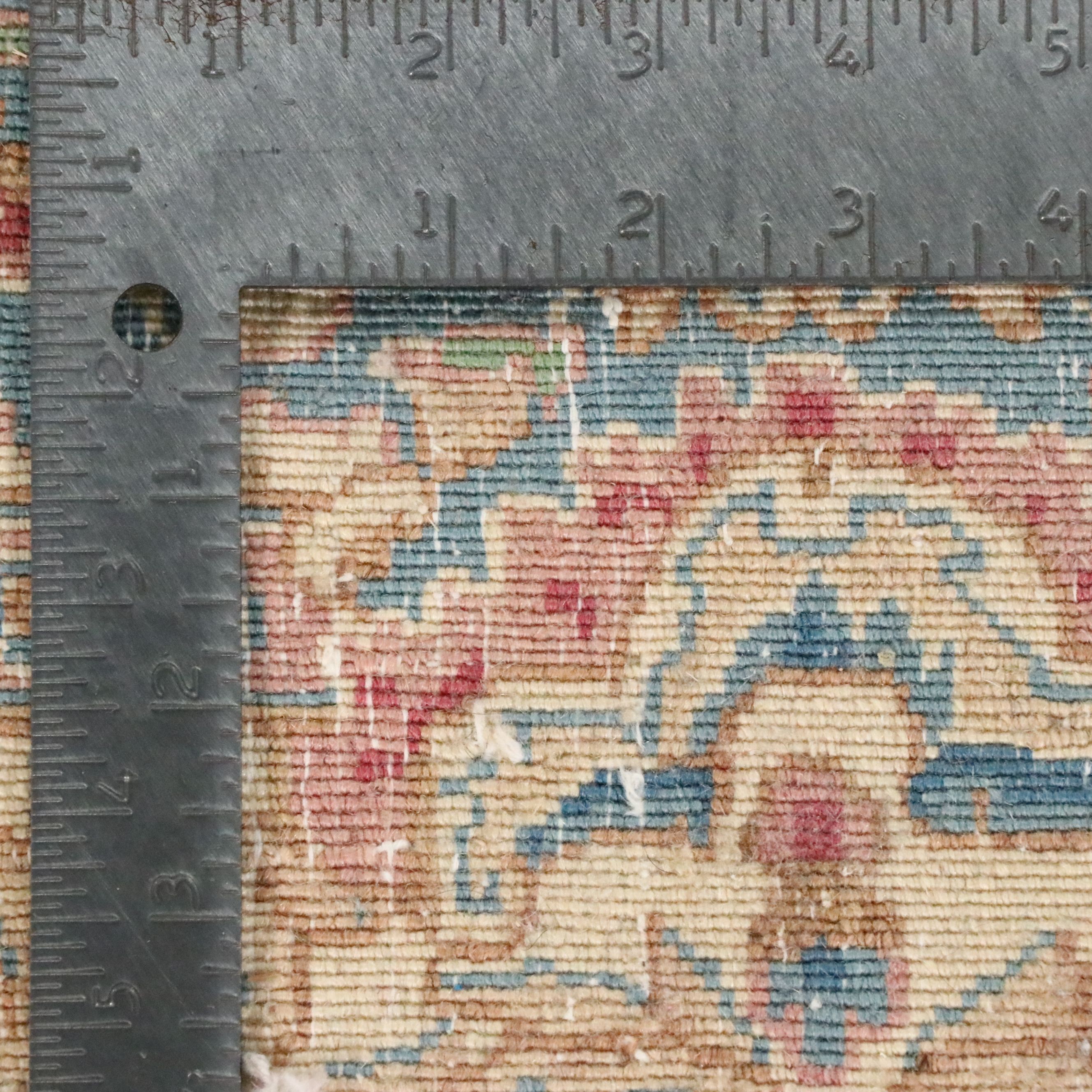 5'11 x 9'4 Hand-Knotted Persian Kerman Area Rug