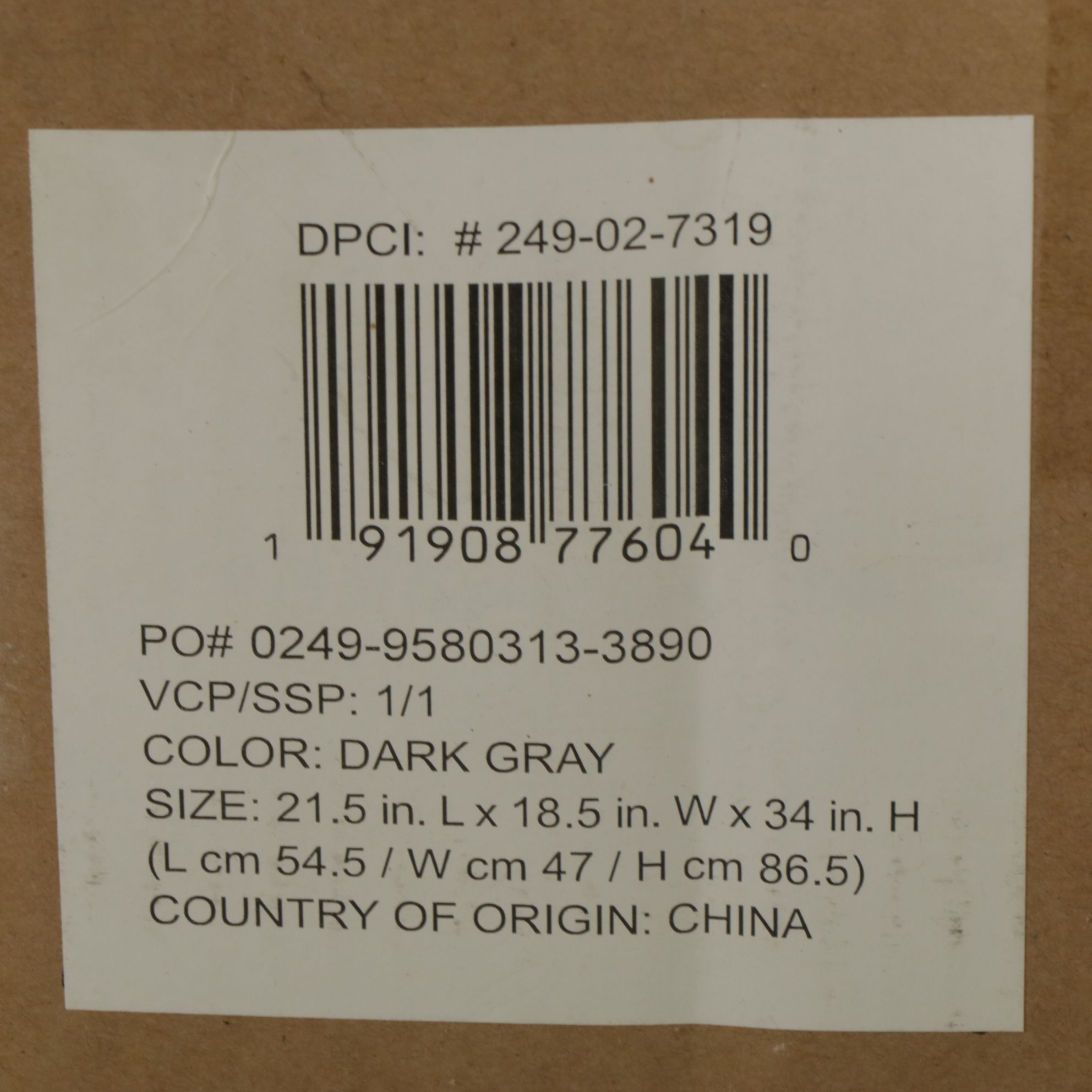 Project 62 Turnbull Dark Gray Linen Upholstered Dining Chairs