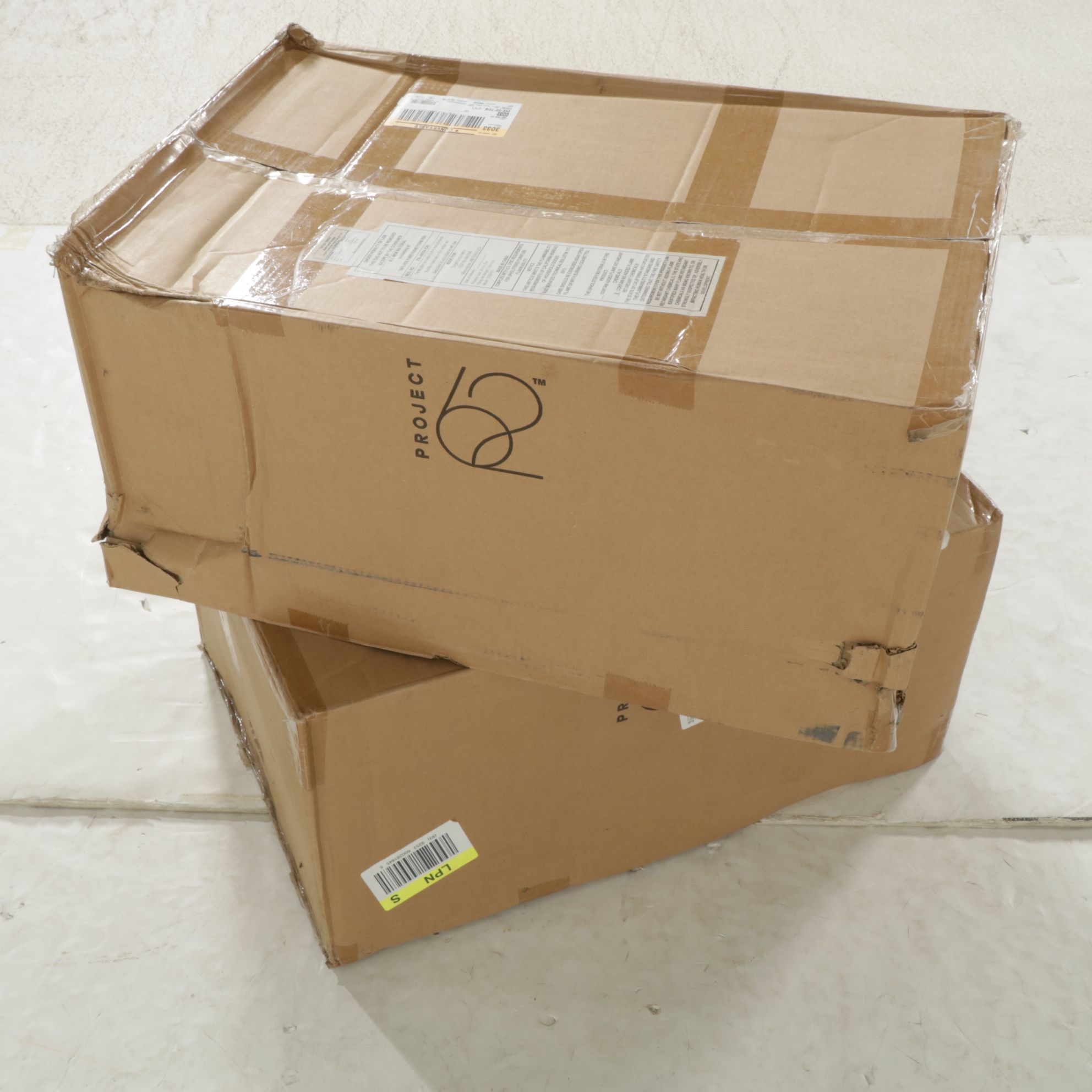 Project 62 Turnbull Dark Gray Linen Upholstered Dining Chairs