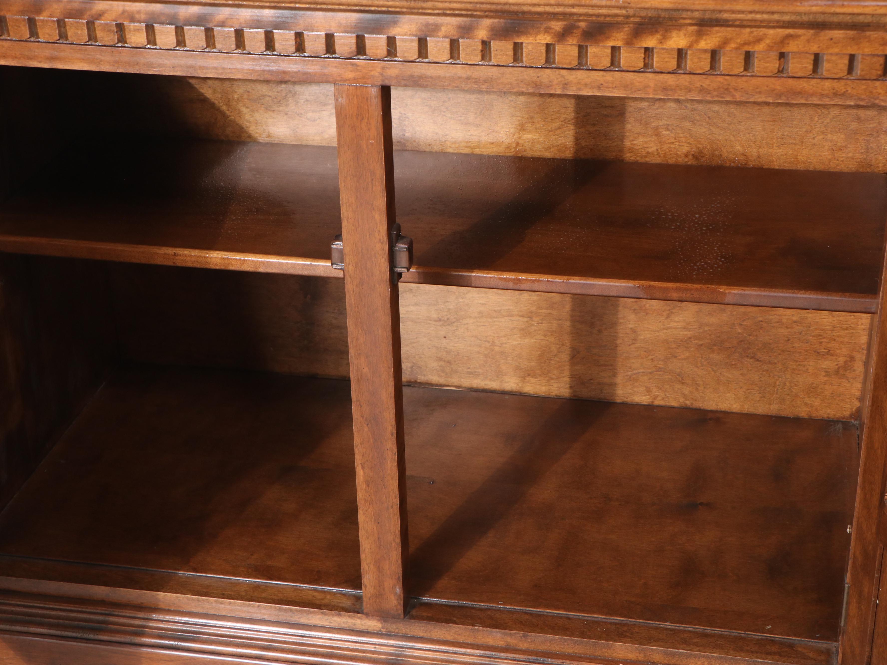 Ethan Allen Federal Style Mahogany China Cabinet