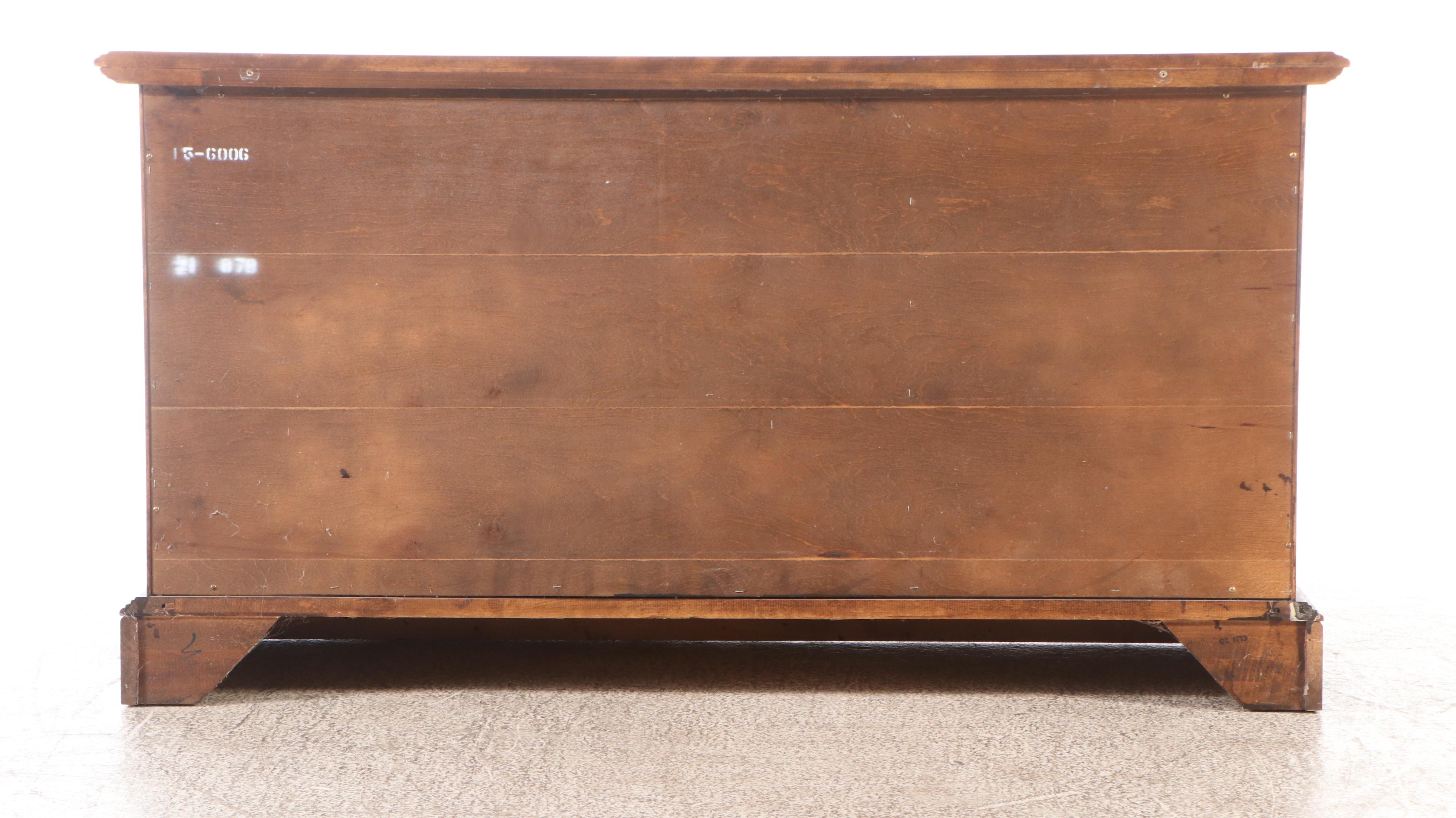 Ethan Allen Federal Style Mahogany China Cabinet