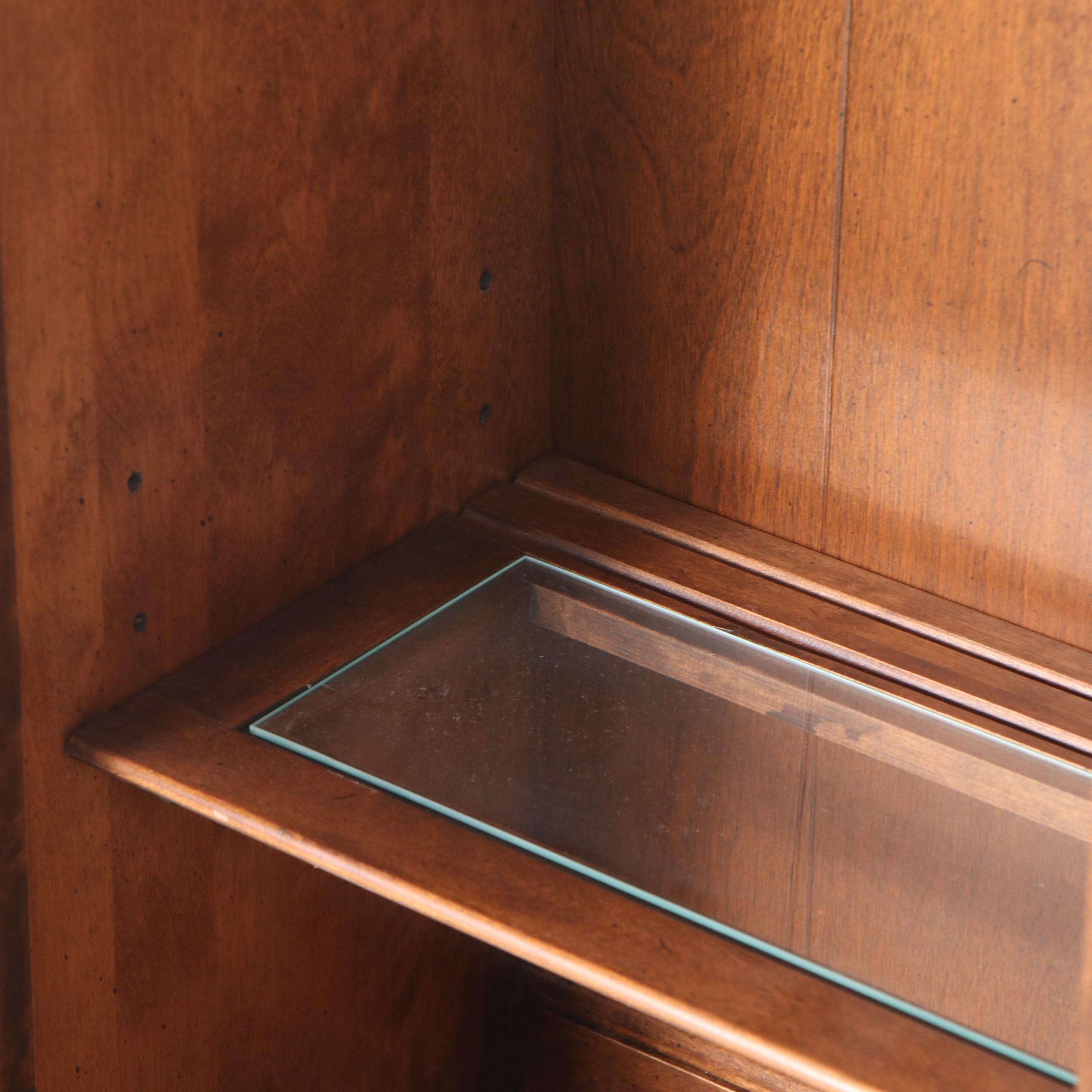 Ethan Allen Federal Style Mahogany China Cabinet