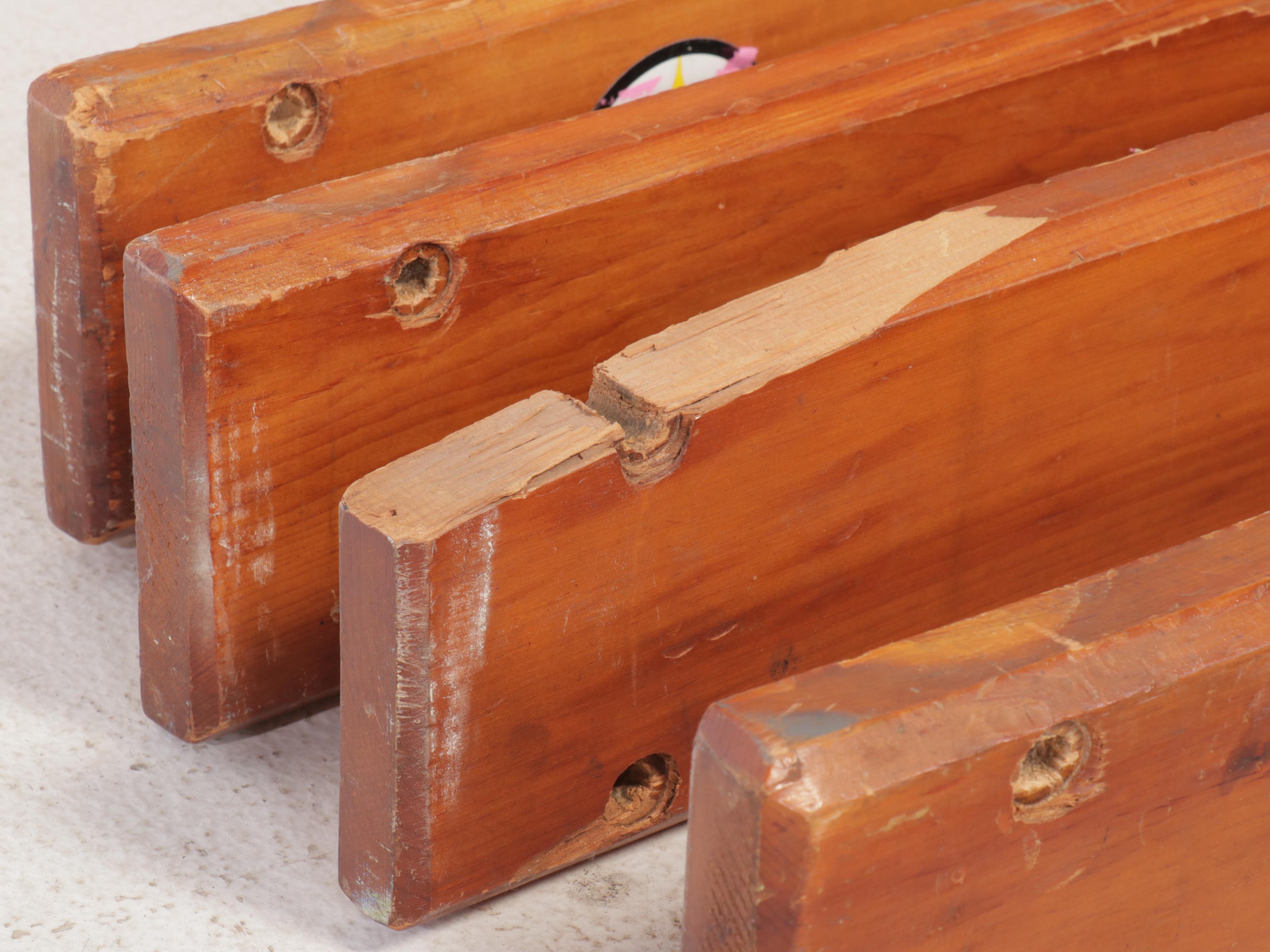 Deerwood Pinecraft Rustic Style Pine Bunk Bed Frame, Mid to Late 20th Century