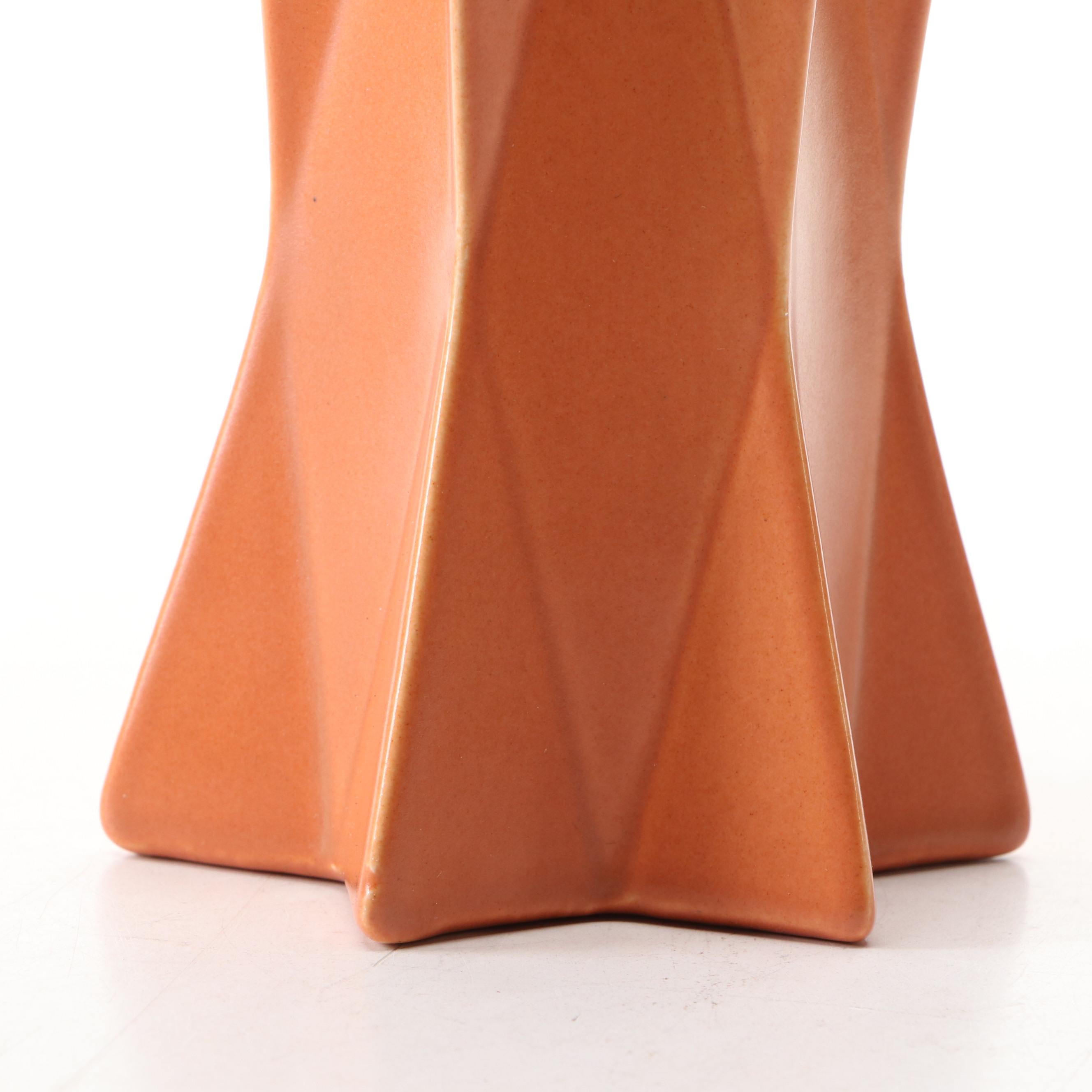 Belle Kogan for Red Wing Pottery "Prismatique" Vase, Mid to Late 20th Century