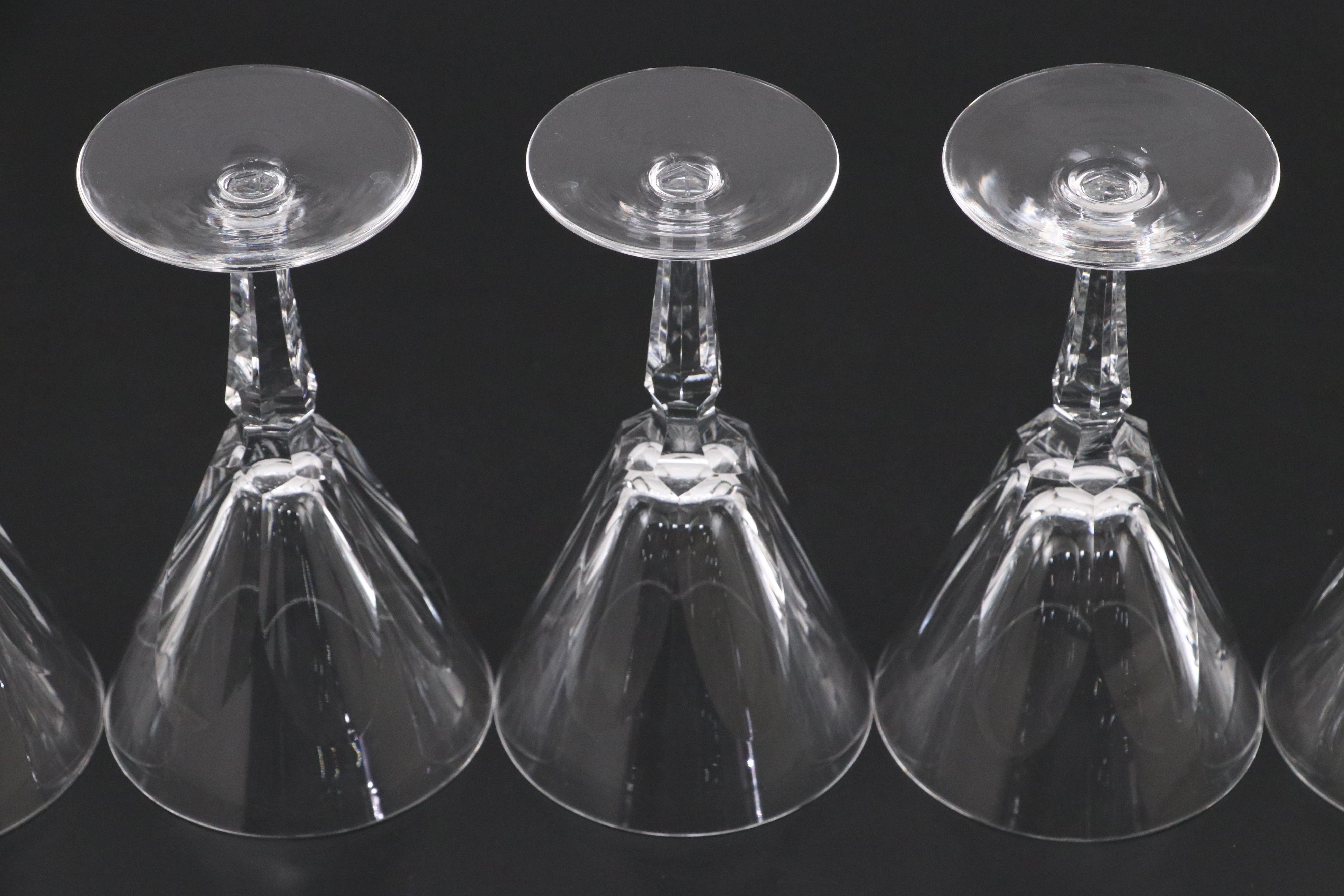 Waterford "Sheila" Crystal Claret Wine Glasses