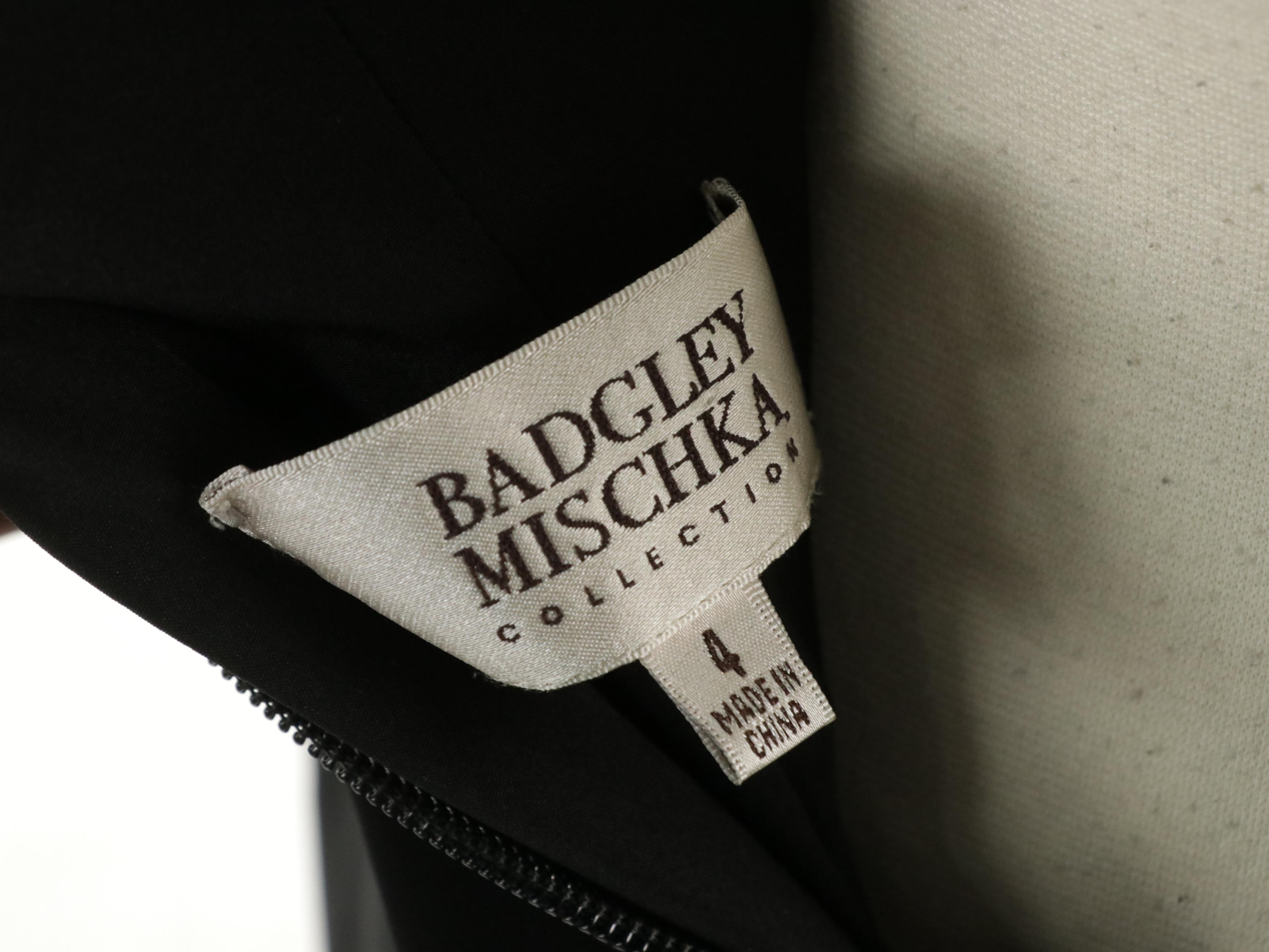 Jay Godfrey Asymmetrical Ruffled Maxi Gown, Badgley Mischka Ruffled Back Gown