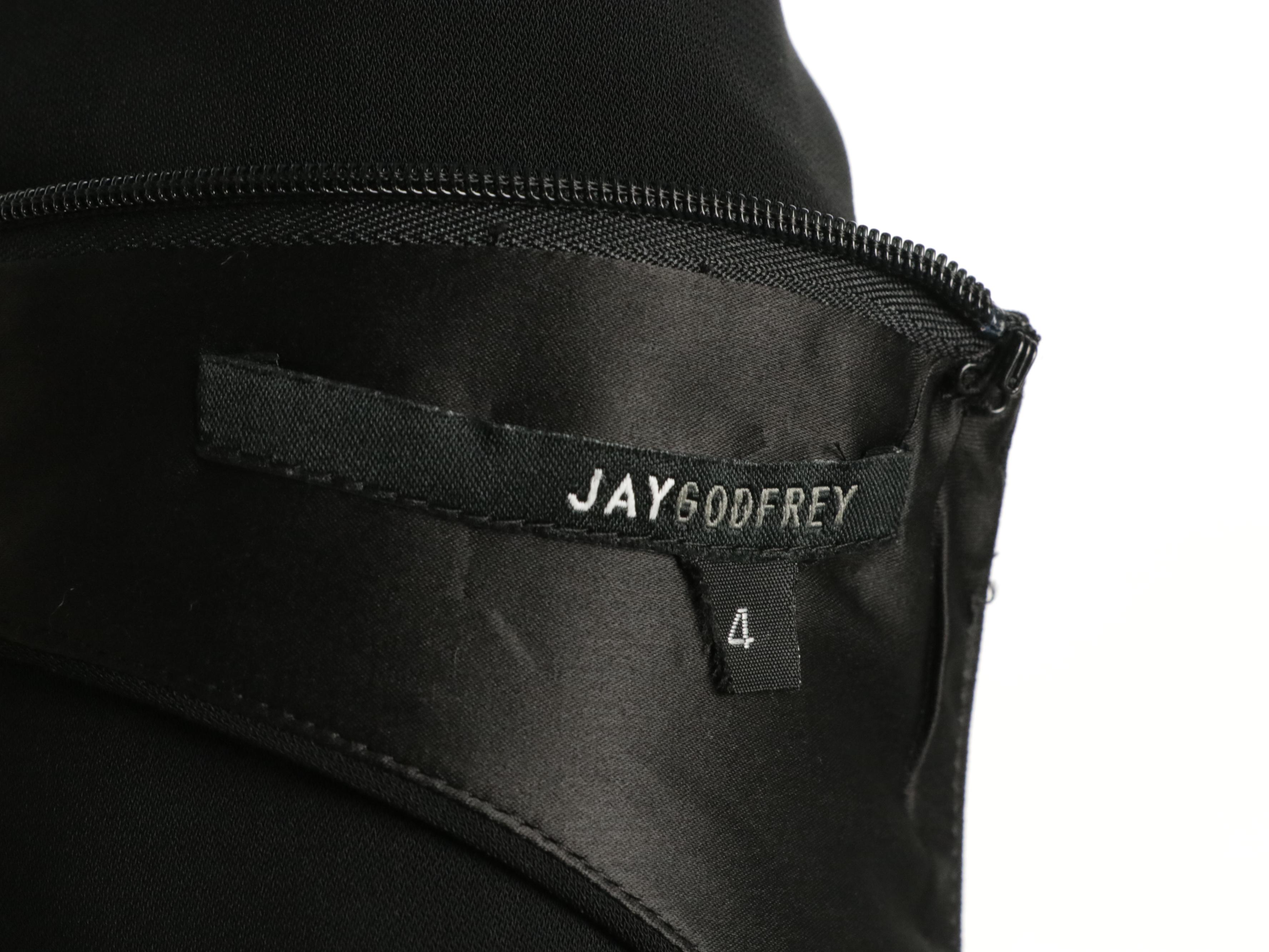 Jay Godfrey Asymmetrical Ruffled Maxi Gown, Badgley Mischka Ruffled Back Gown