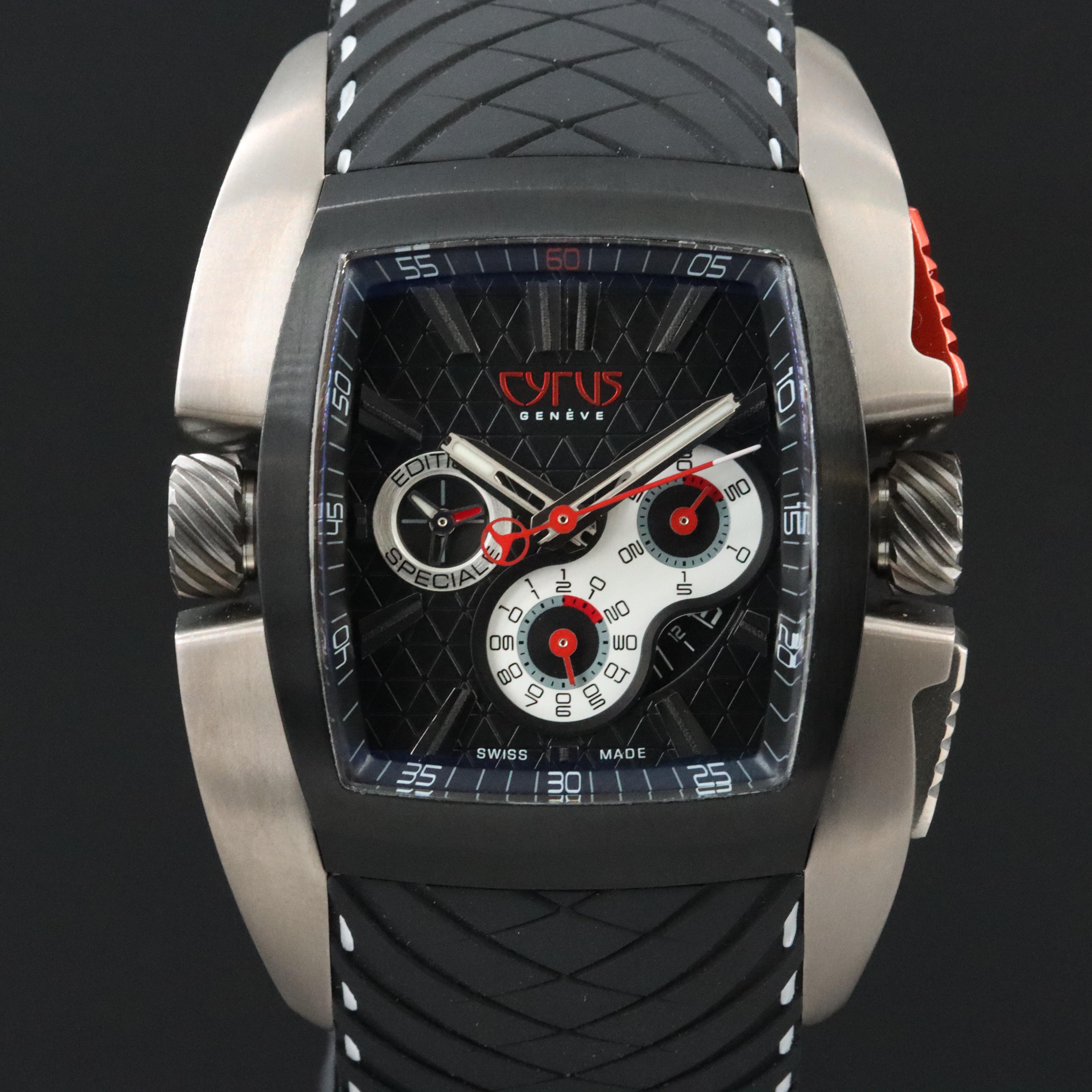 Cyrus Monaco Grand Prix Limited Edition Chronograph Watch
