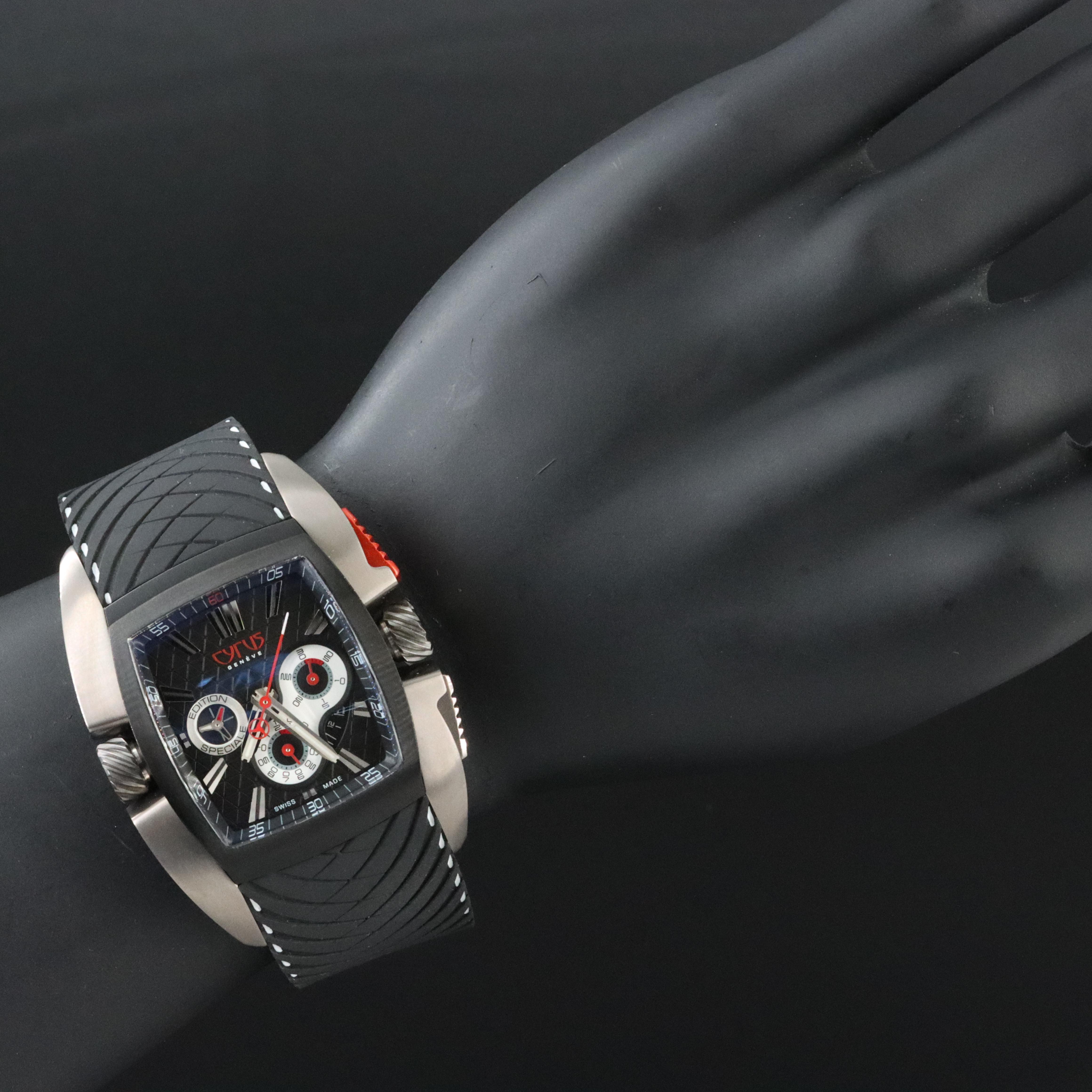 Cyrus Monaco Grand Prix Limited Edition Chronograph Watch