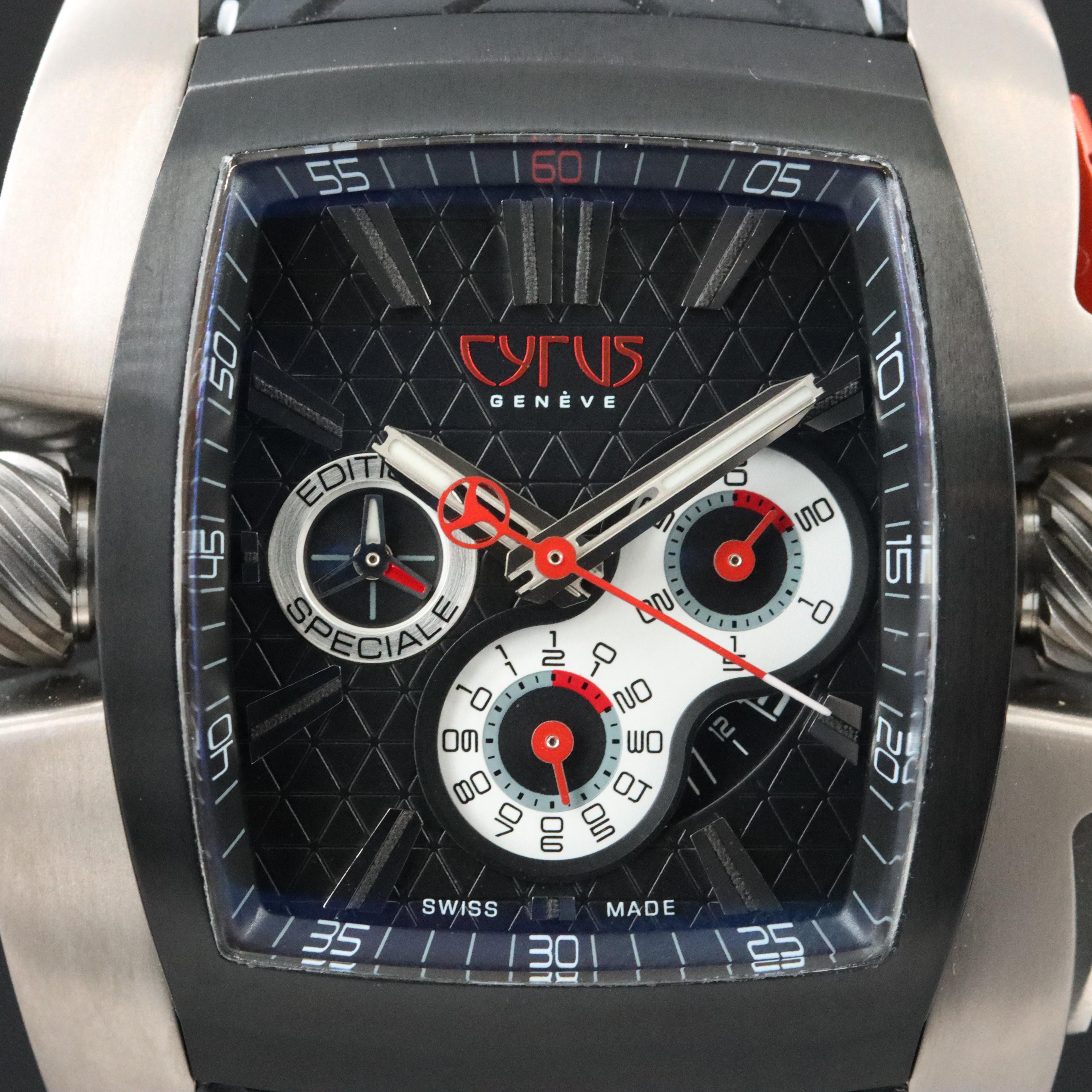 Cyrus Monaco Grand Prix Limited Edition Chronograph Watch