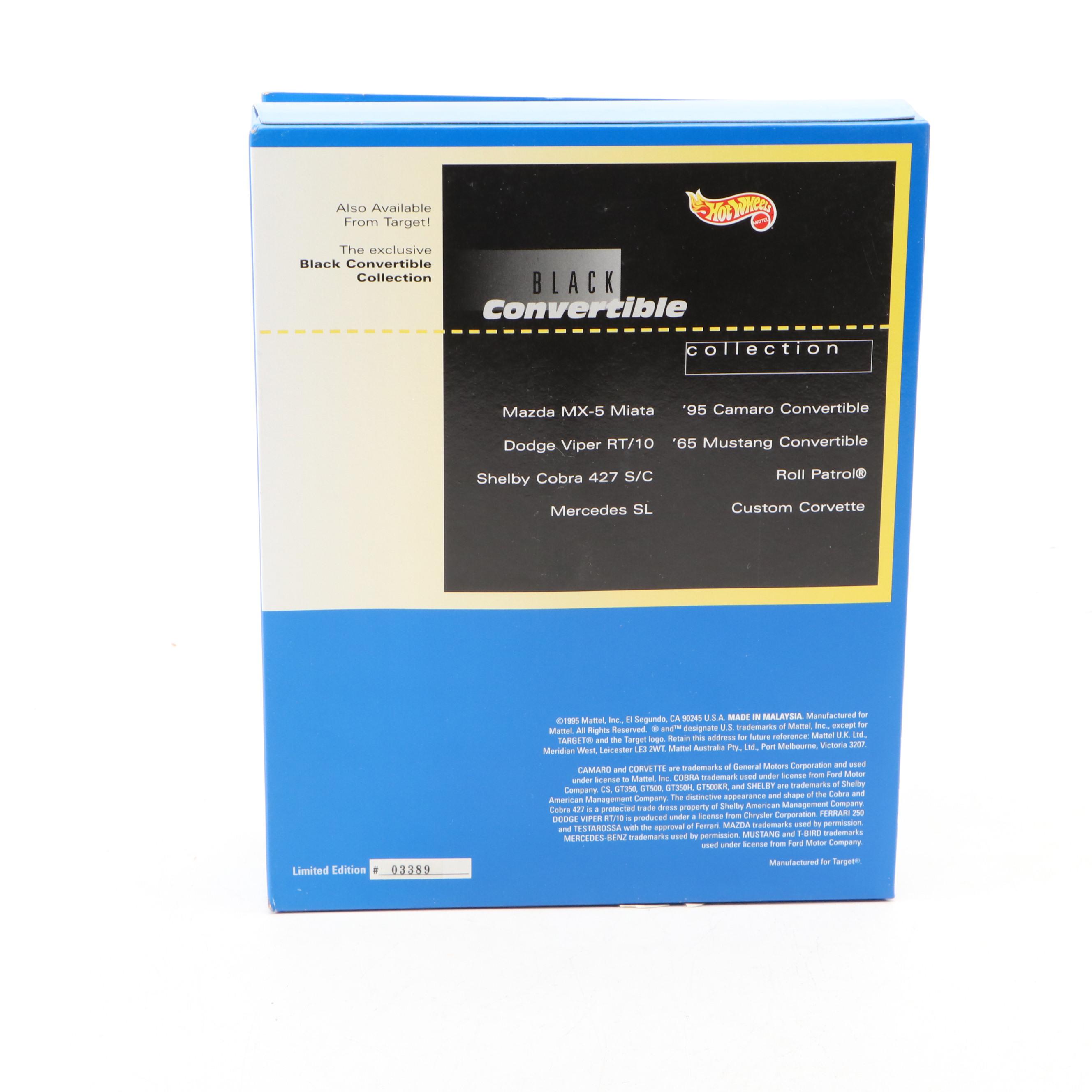 Hot Wheels "Then & Now" Collection and "Hot Wheels Race Team" Gift Pack, 1995