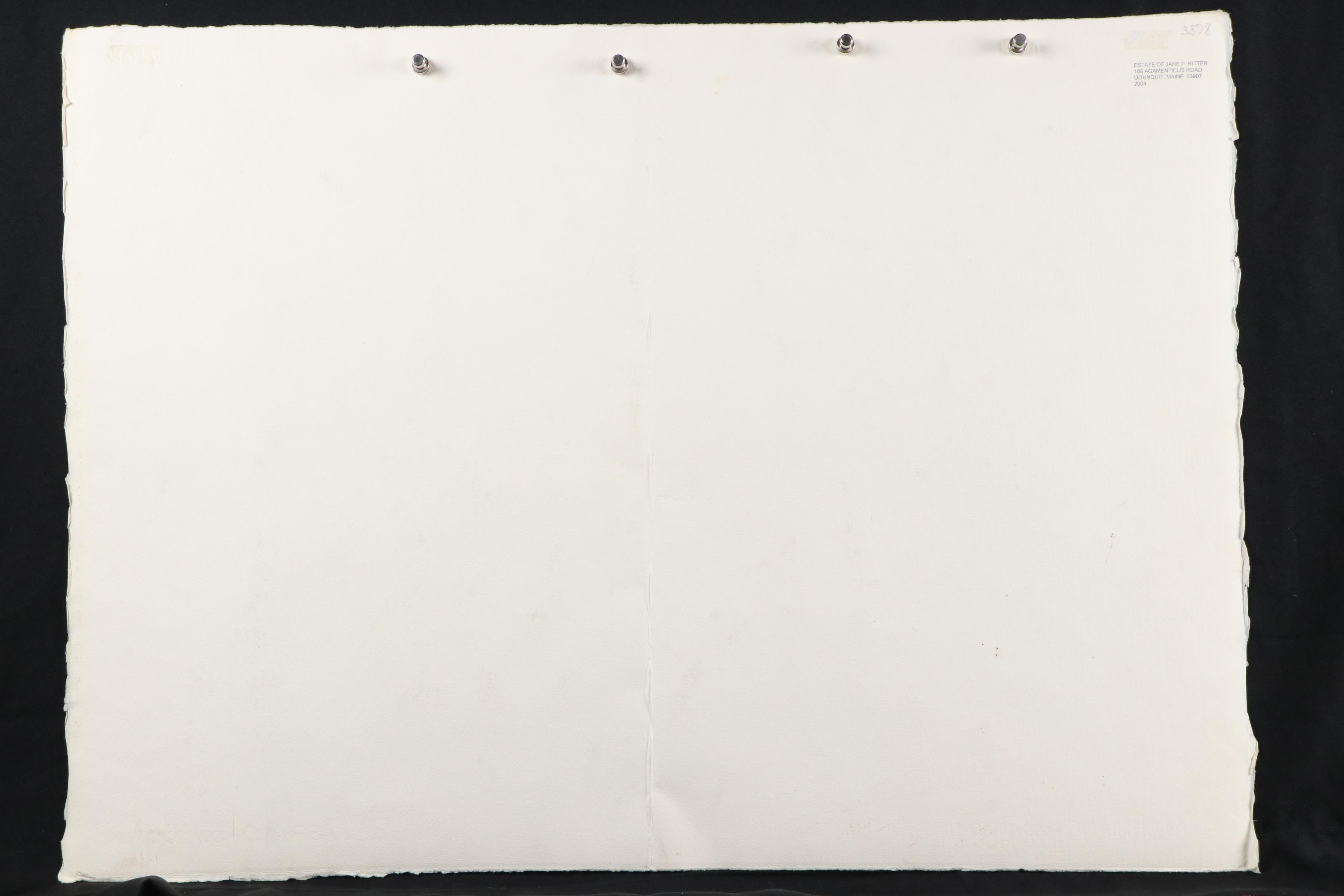 Chris Ritter Modernist Capitoline Wolf Watercolor, Circa 1940