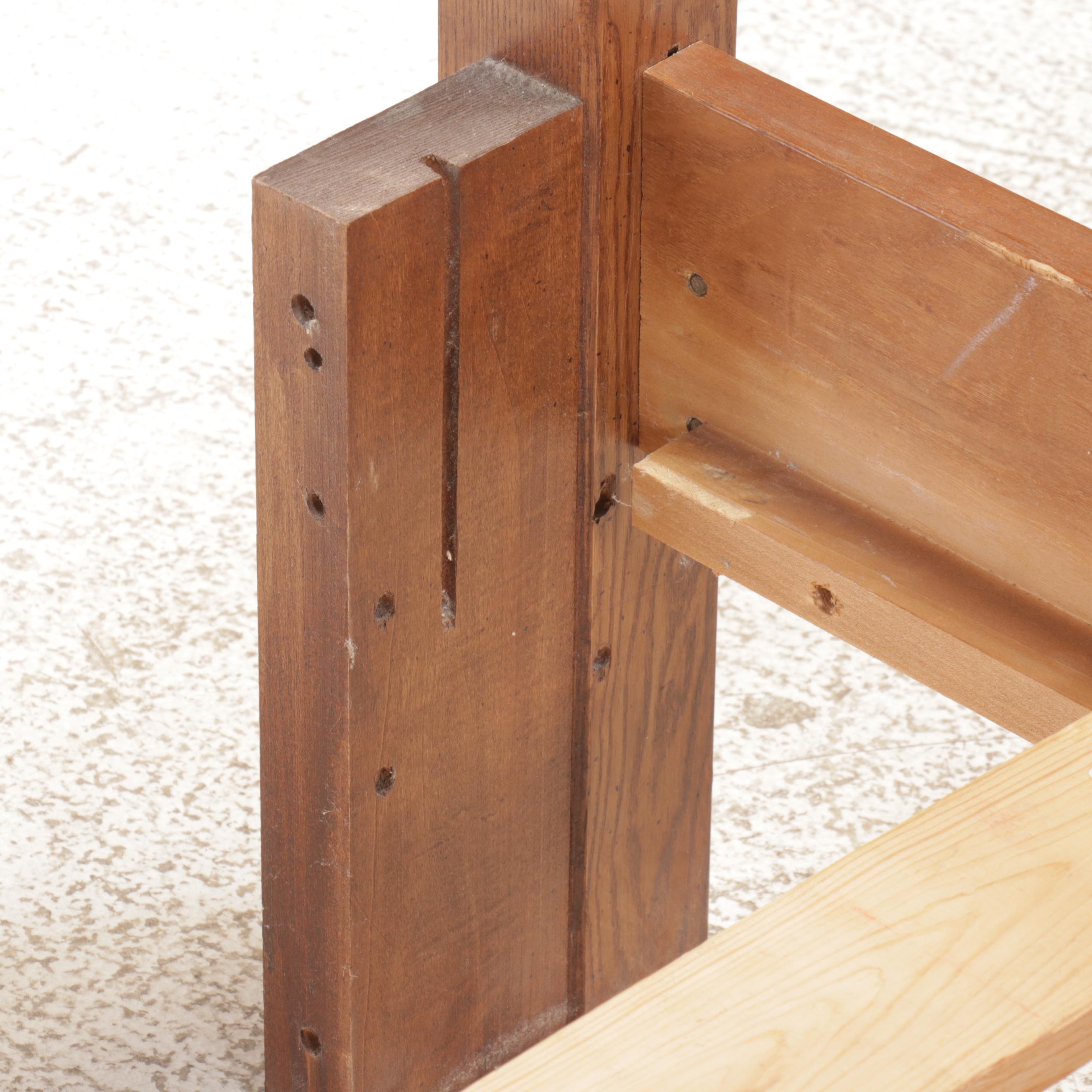 Oak Queen Size Bed Frame