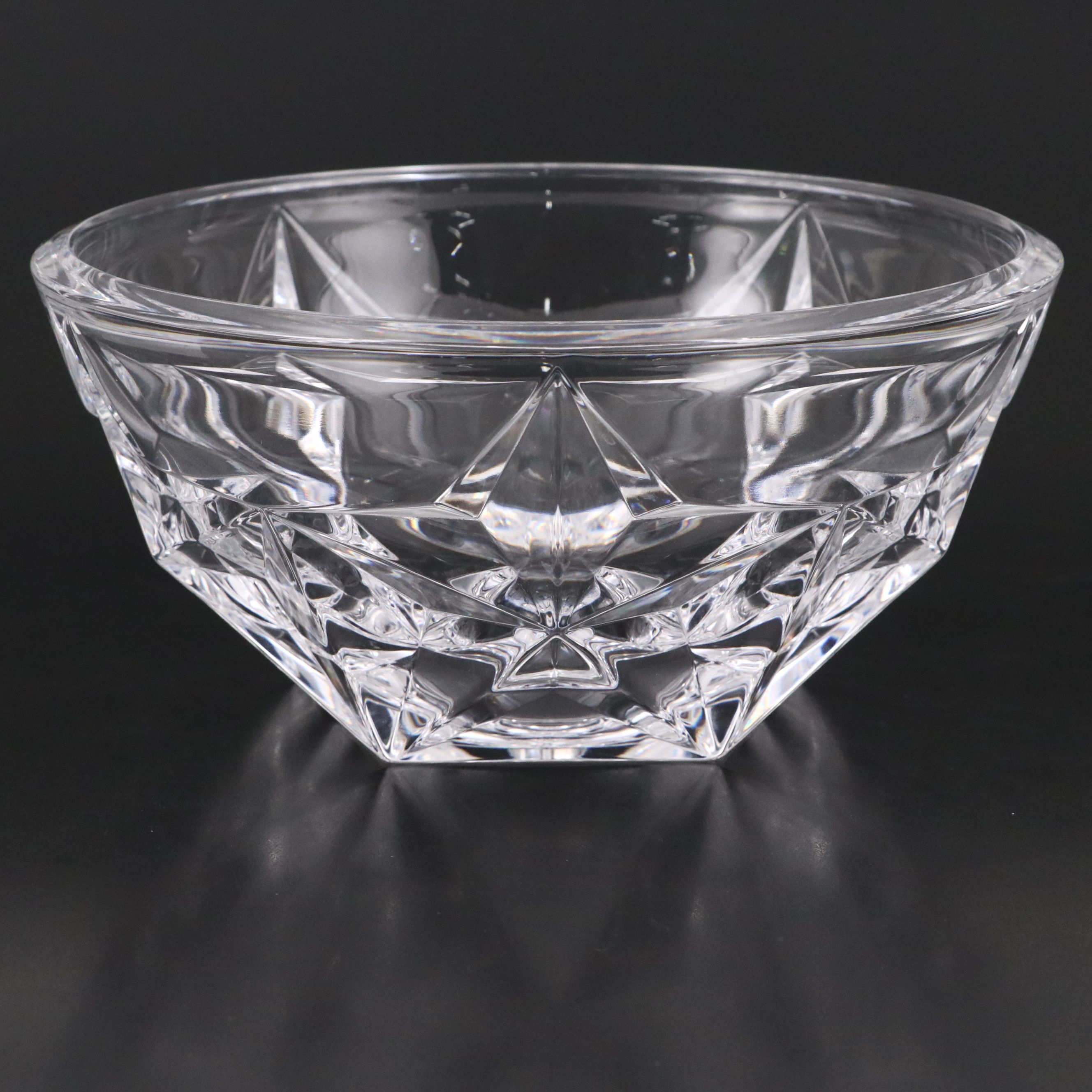 Tiffany & Co. "Stars" Crystal Round Bowl