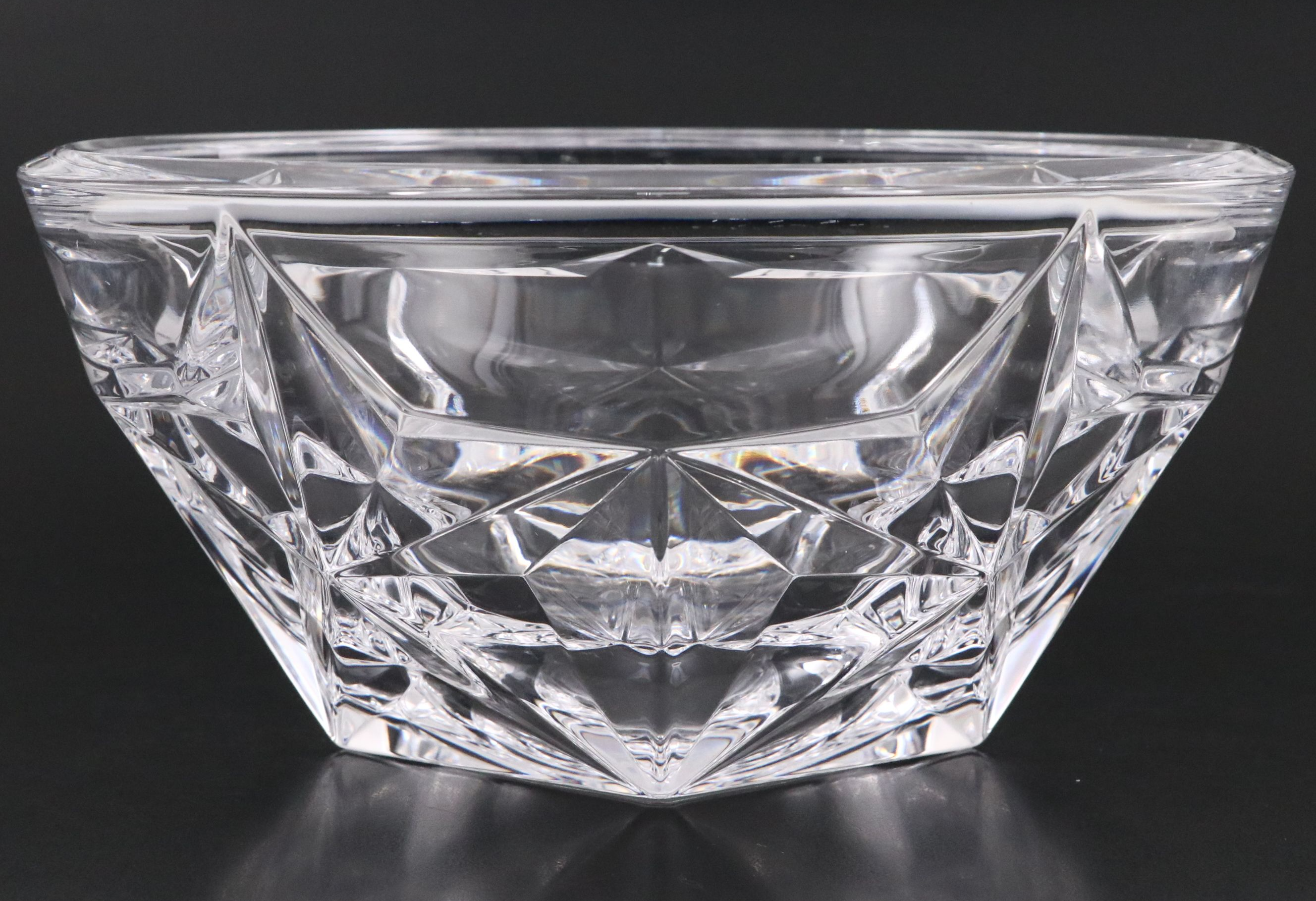 Tiffany & Co. "Stars" Crystal Round Bowl
