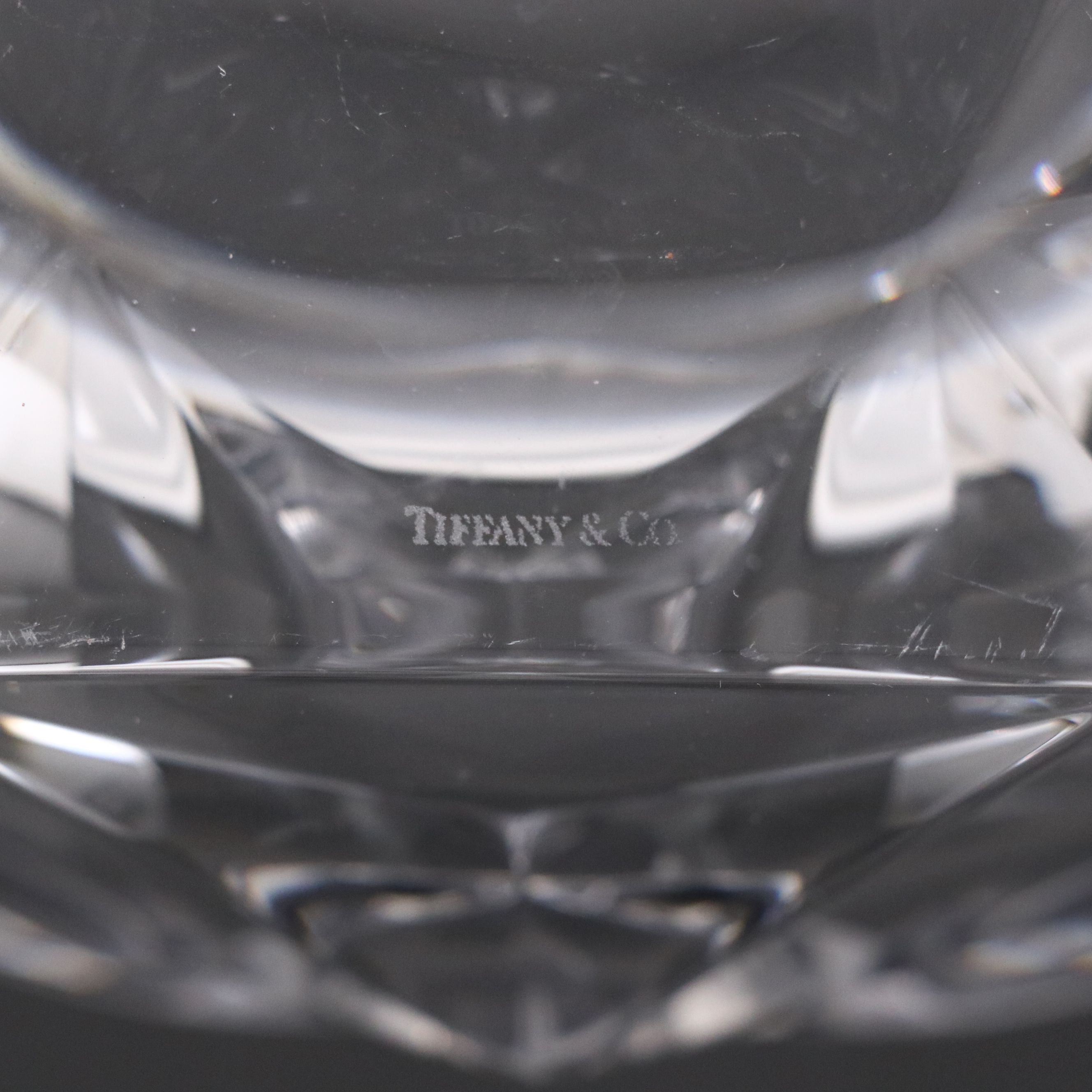 Tiffany & Co. "Stars" Crystal Round Bowl