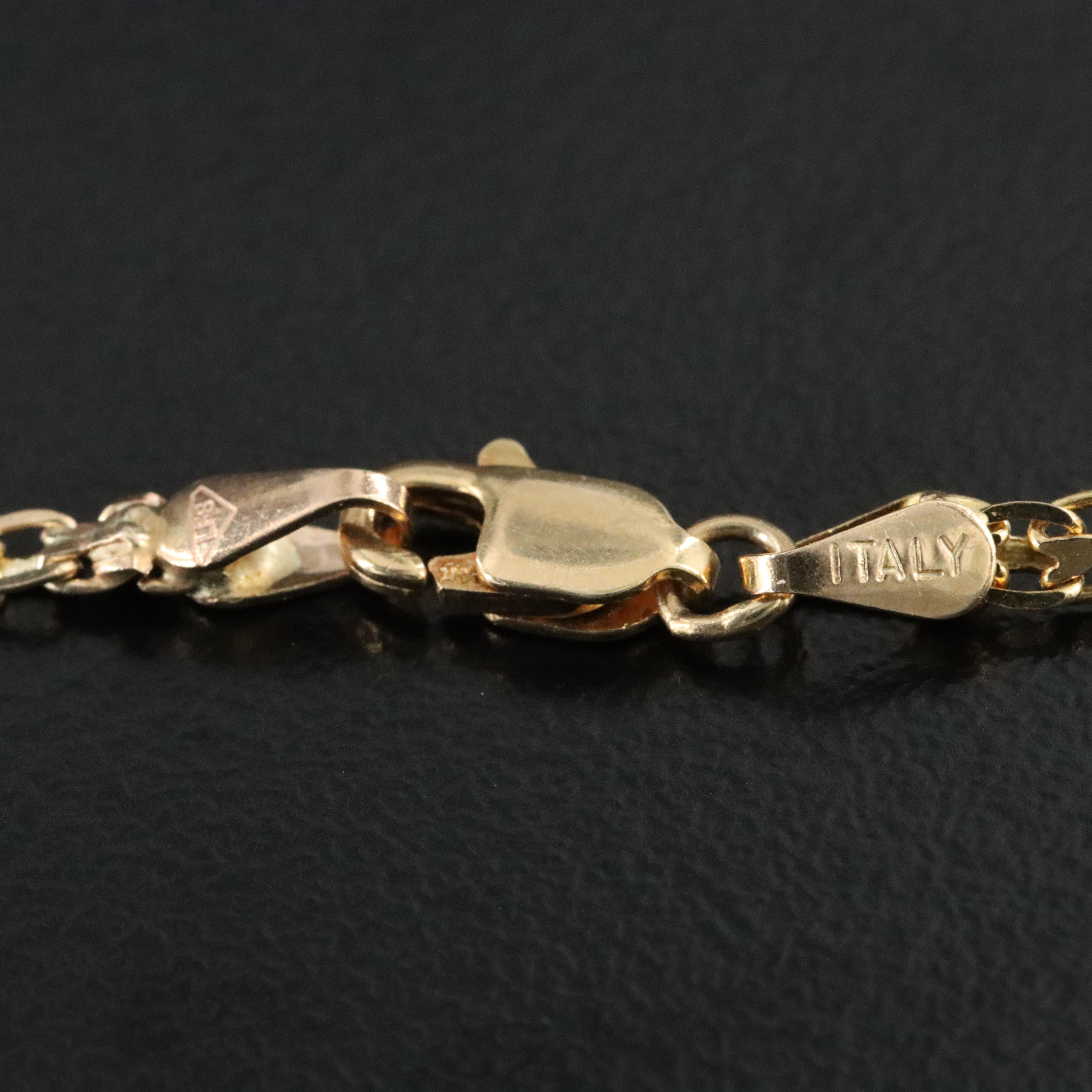 14K Sapphire and Diamond Necklace