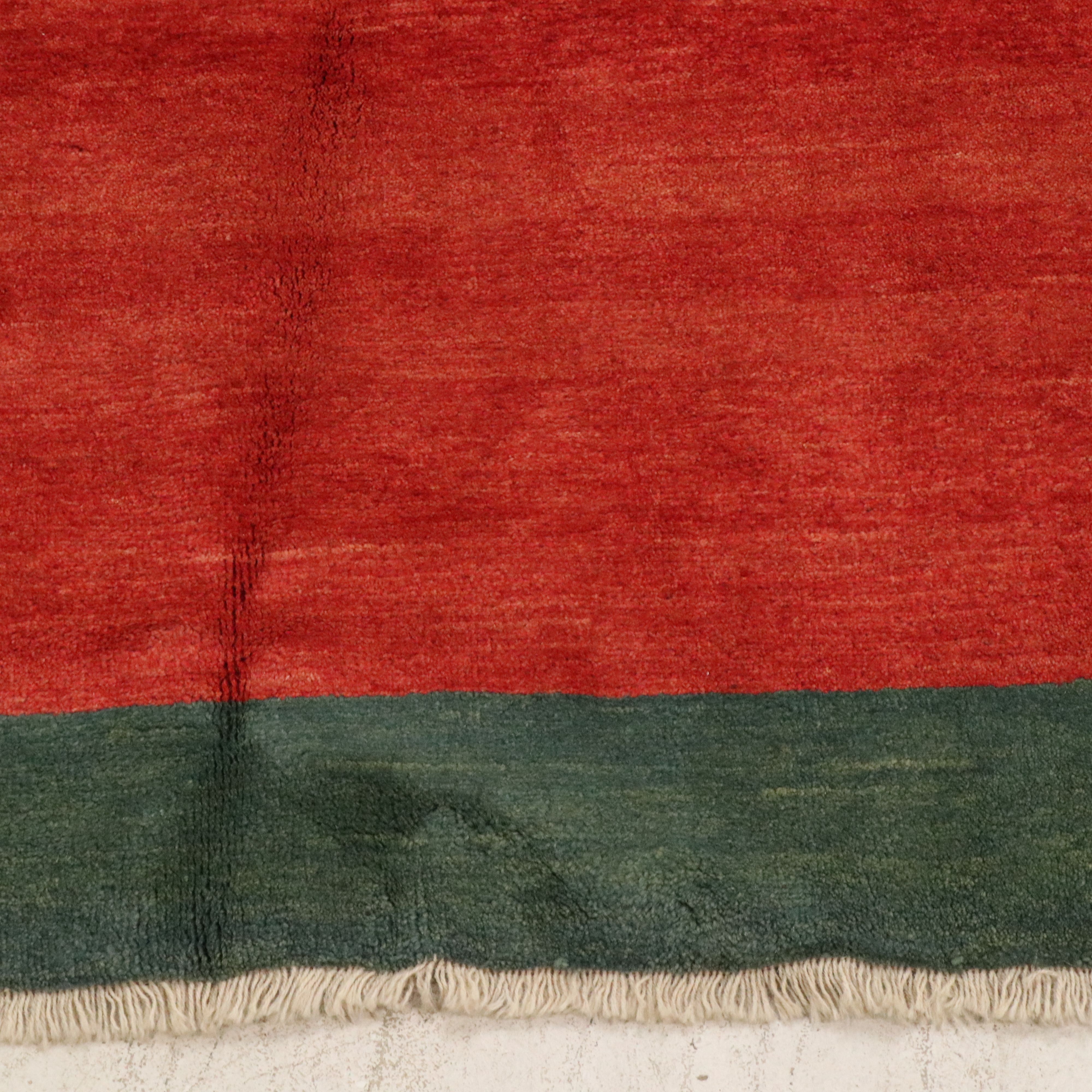 8'4 x 11'10 Hand-Knotted Indo-Persian Gabbeh Area Rug