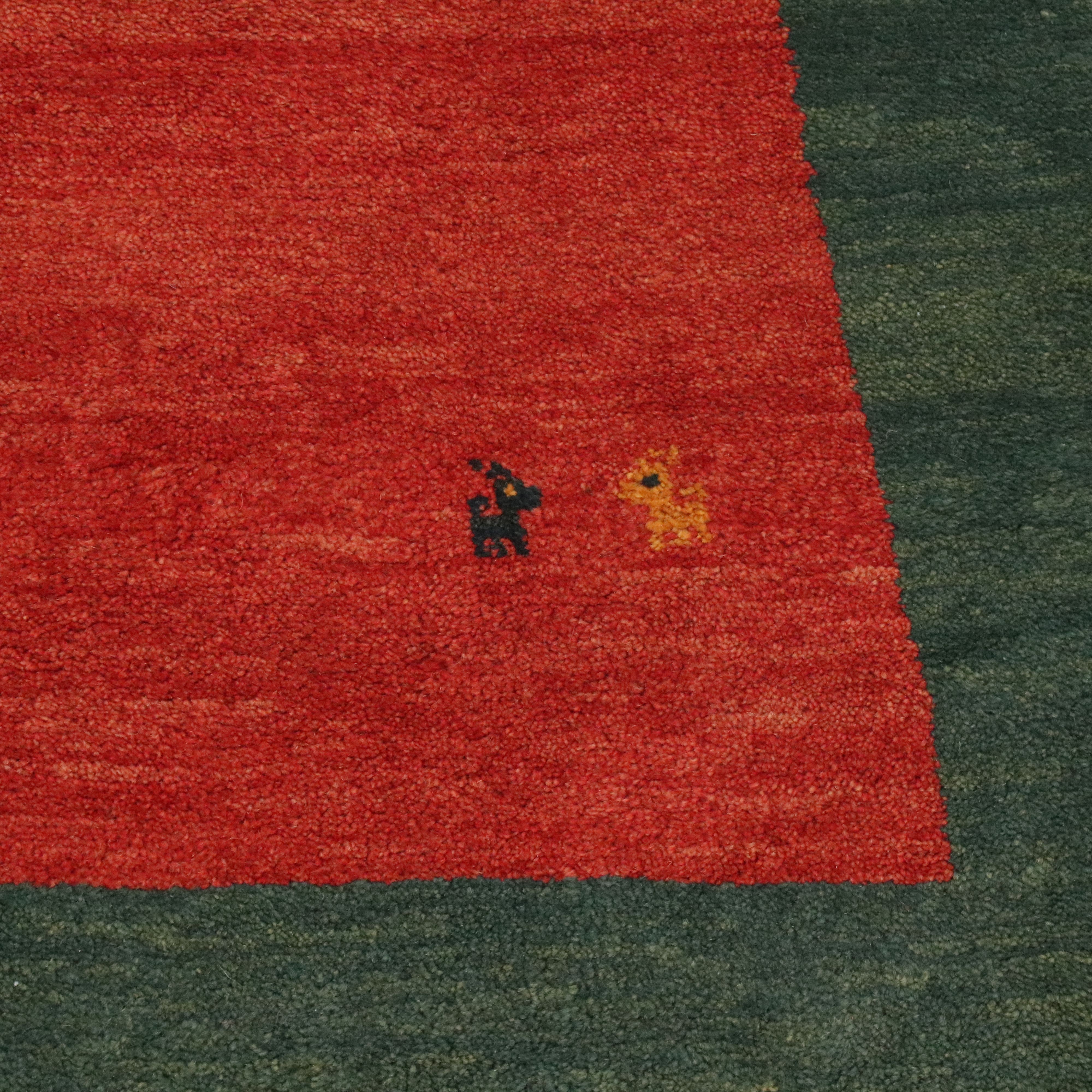 8'4 x 11'10 Hand-Knotted Indo-Persian Gabbeh Area Rug