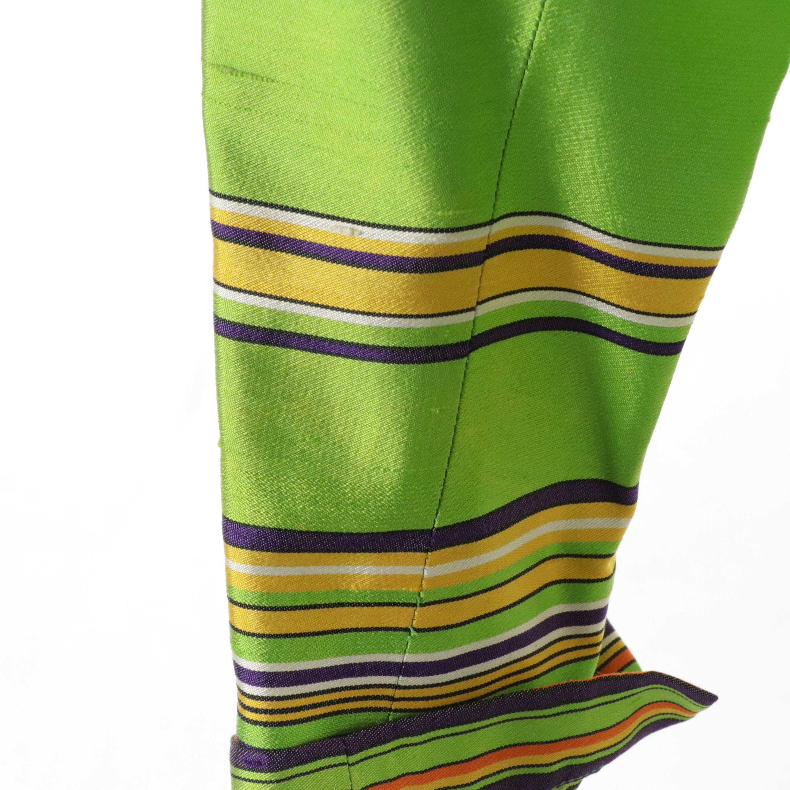 Yves Saint Laurent Rive Gauche Striped Silk Jacket, 1990s