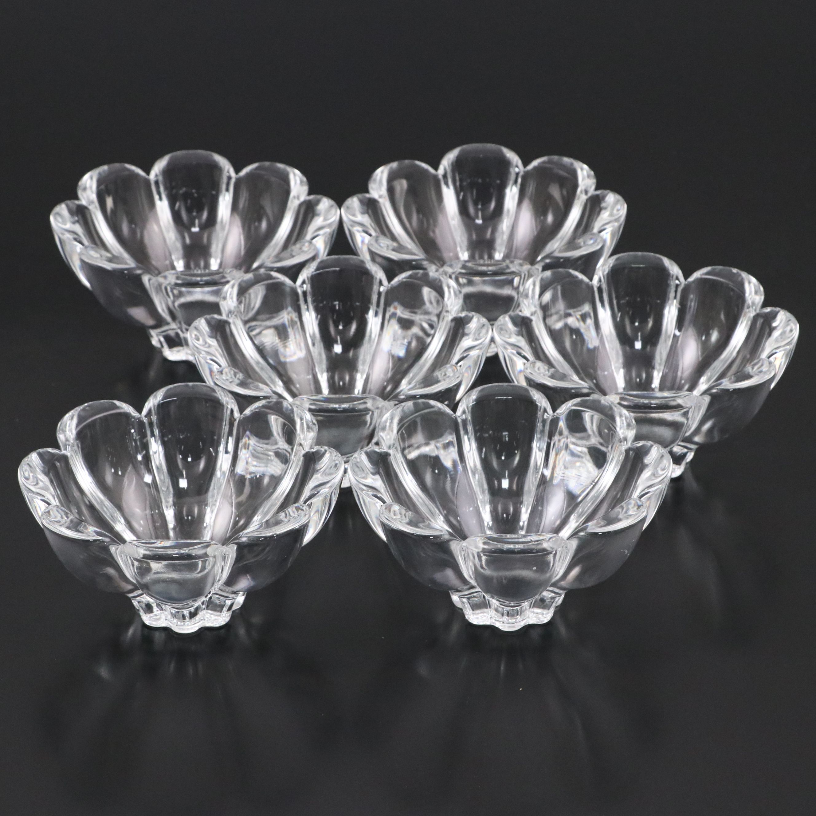 Mikasa "Zinnia" Crystal Round Bowls